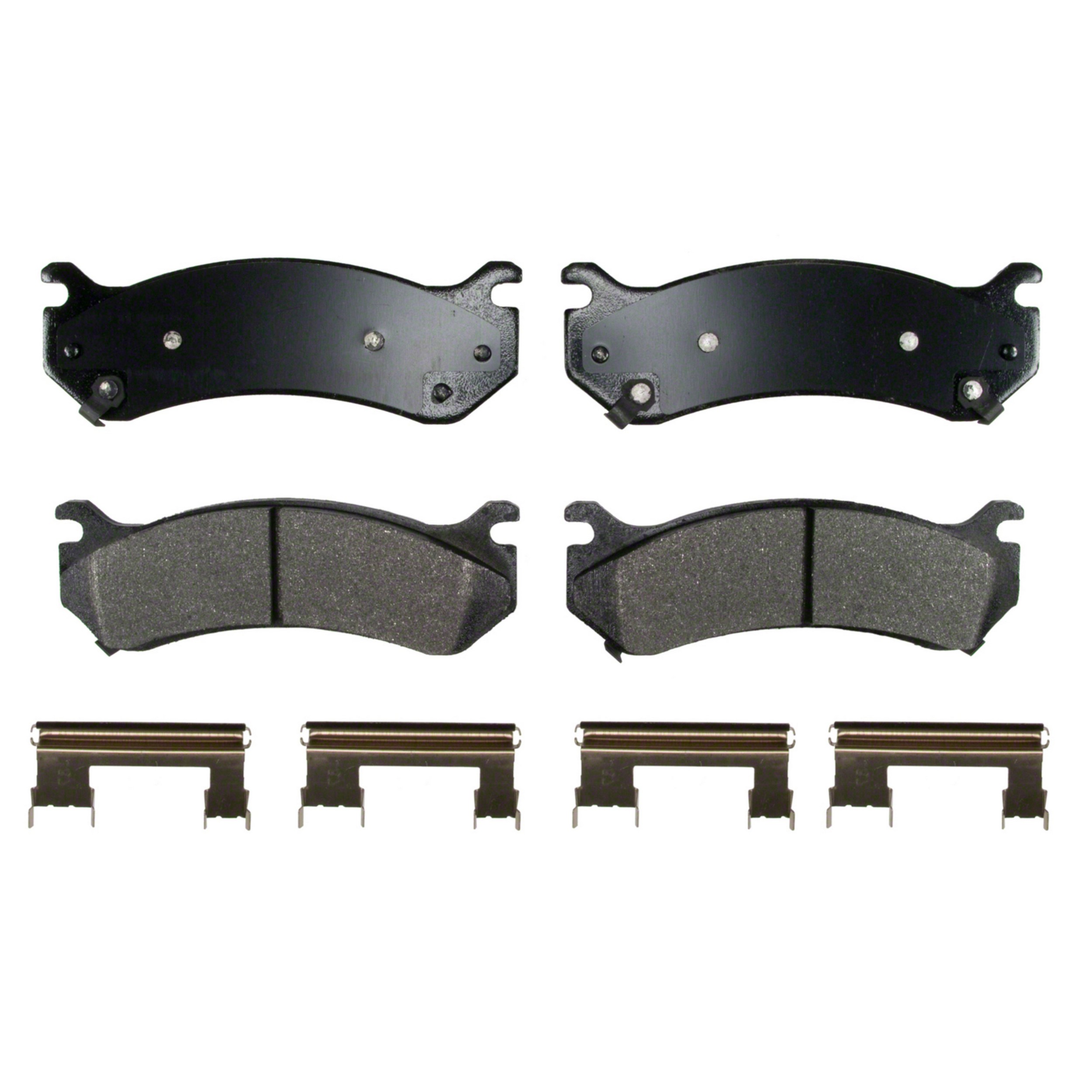 SevereDuty Front; Rear Disc Brake Pad Set