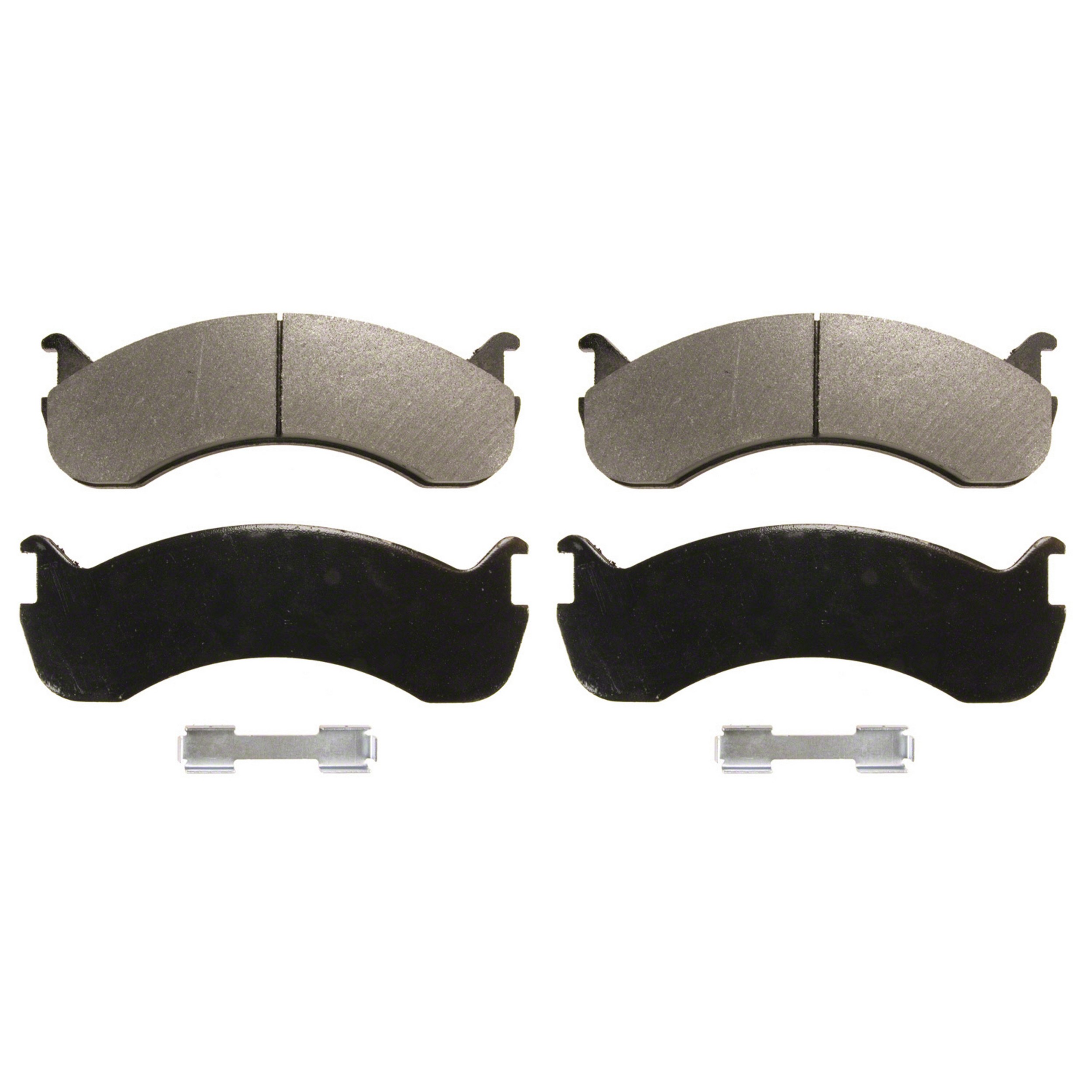 SevereDuty Front; Rear Disc Brake Pad Set
