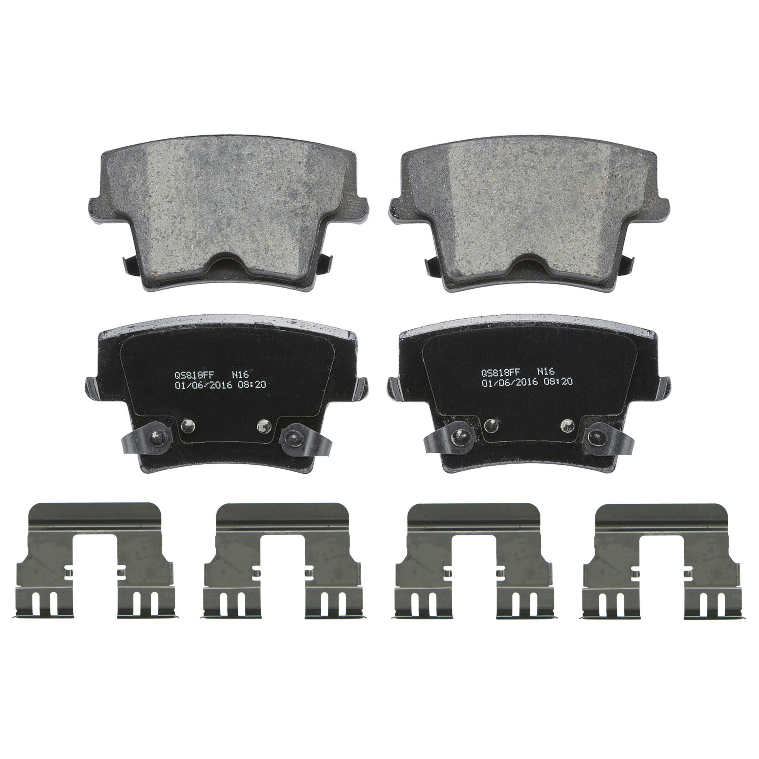 QuickStop Rear Disc Brake Pad Set Ceramic