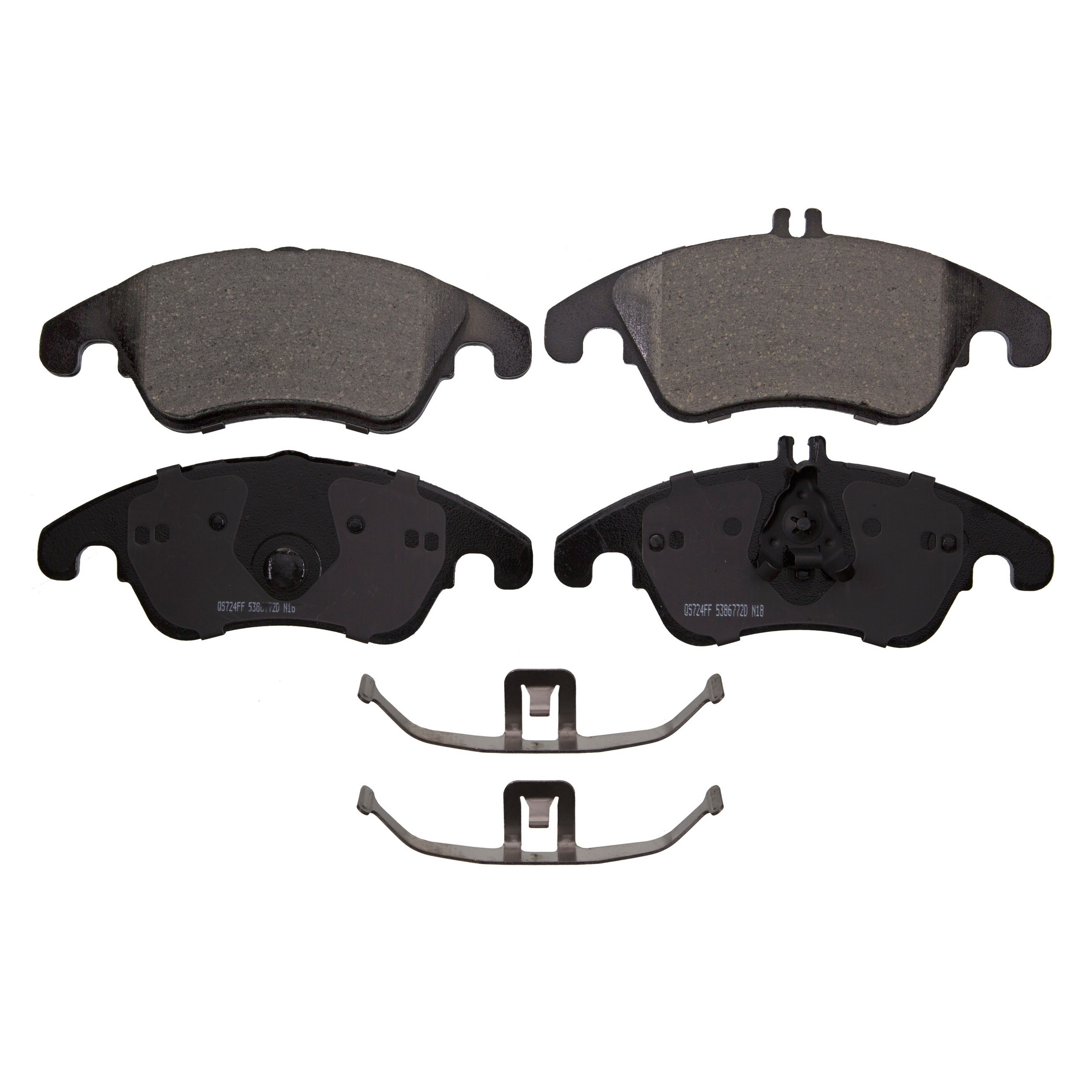 QuickStop Front Disc Brake Pad Set Ceramic