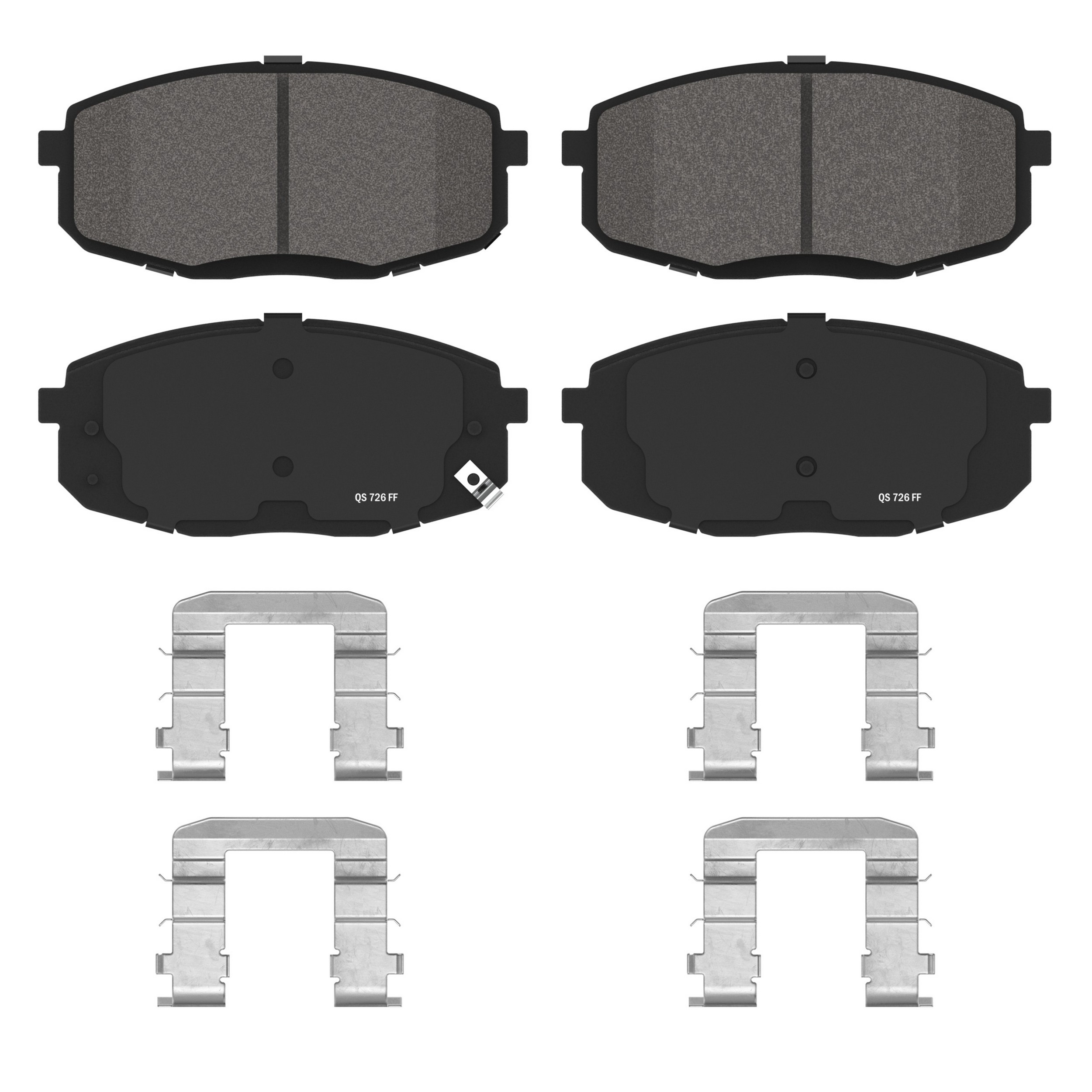 QuickStop Front Disc Brake Pad Set Ceramic
