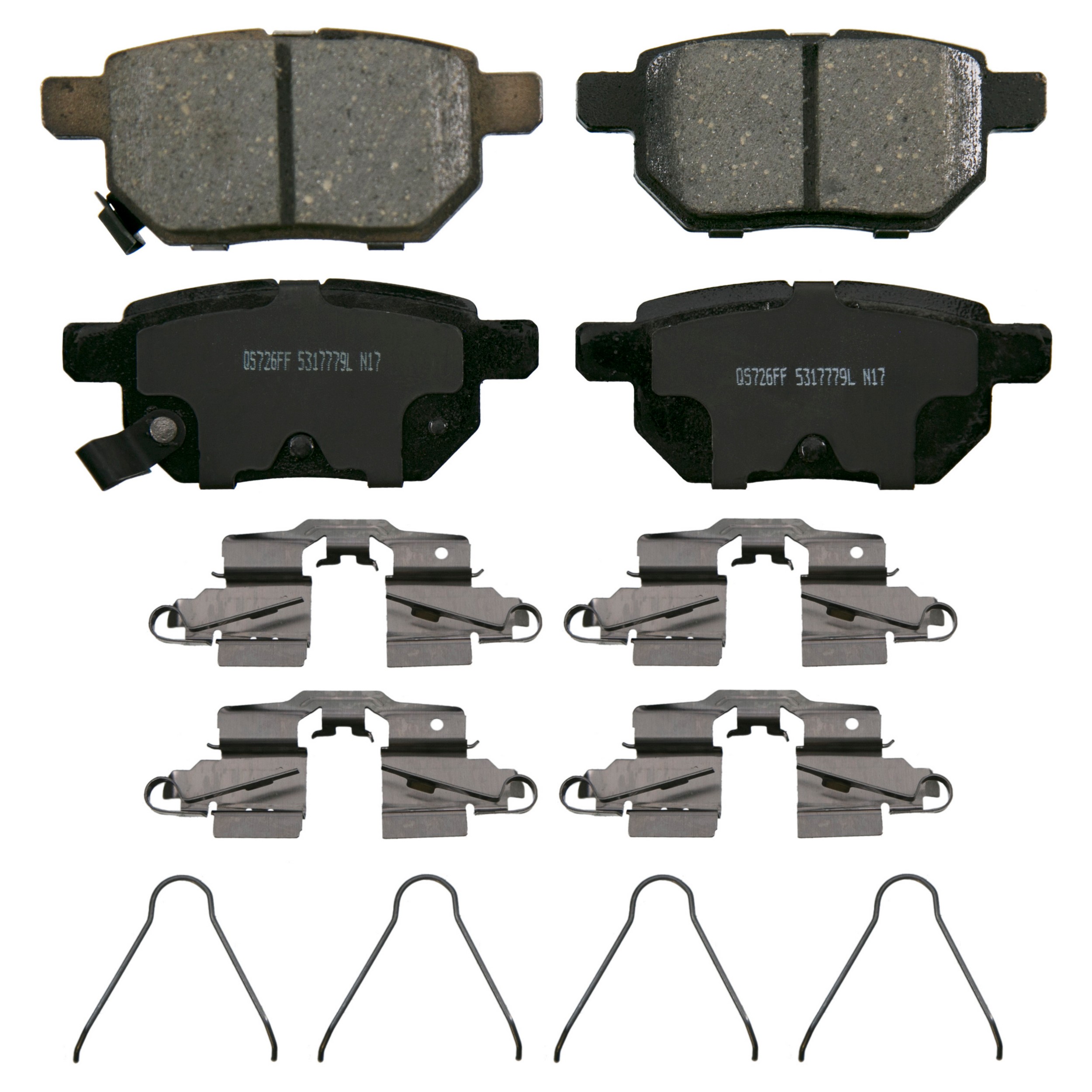 QuickStop Rear Disc Brake Pad Set Ceramic