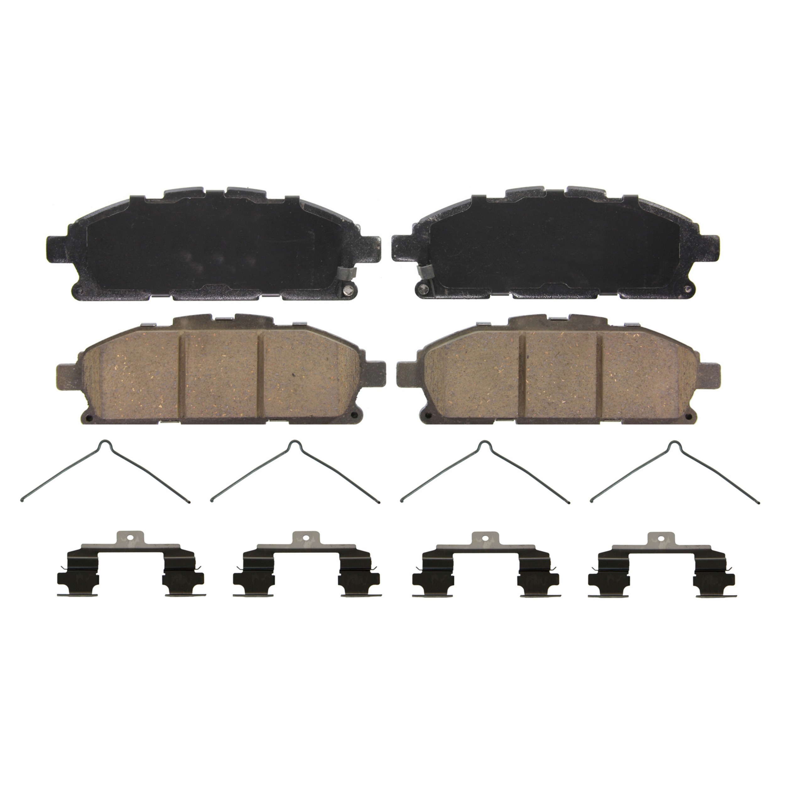 QuickStop Front Disc Brake Pad Set Ceramic