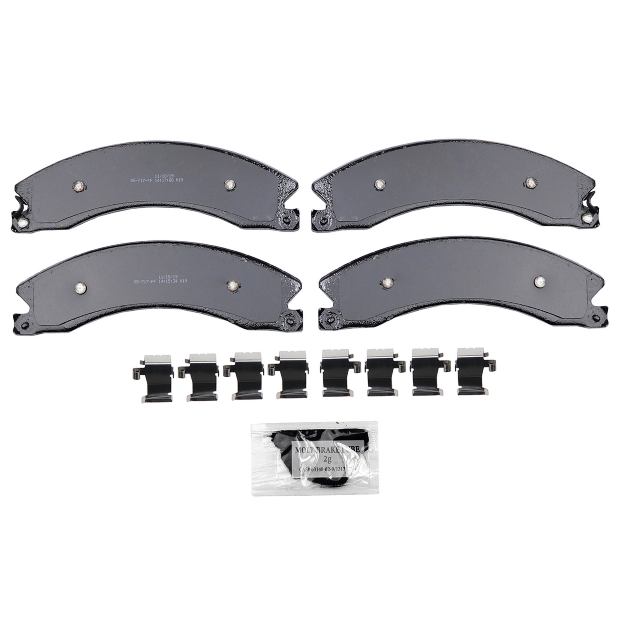 QuickStop Front Disc Brake Pad Set Ceramic