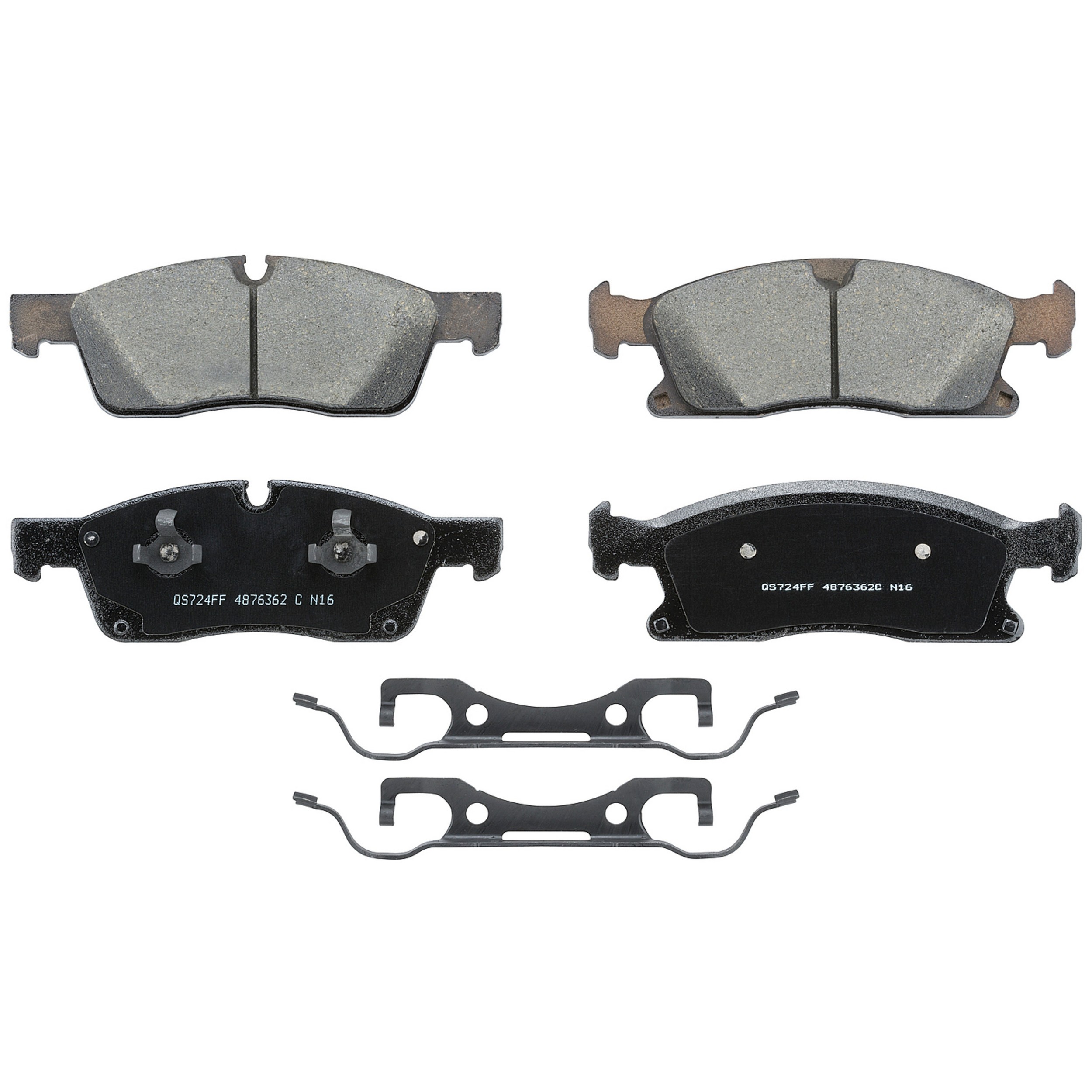 QuickStop Front Disc Brake Pad Set Ceramic