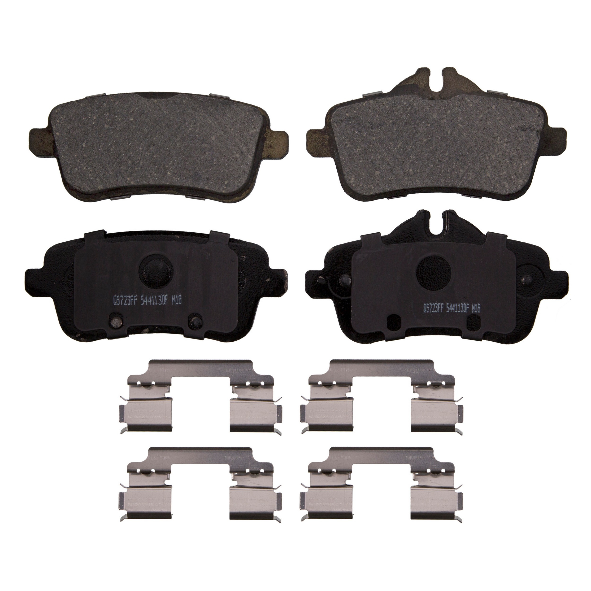 QuickStop Front; Rear Disc Brake Pad Set Ceramic
