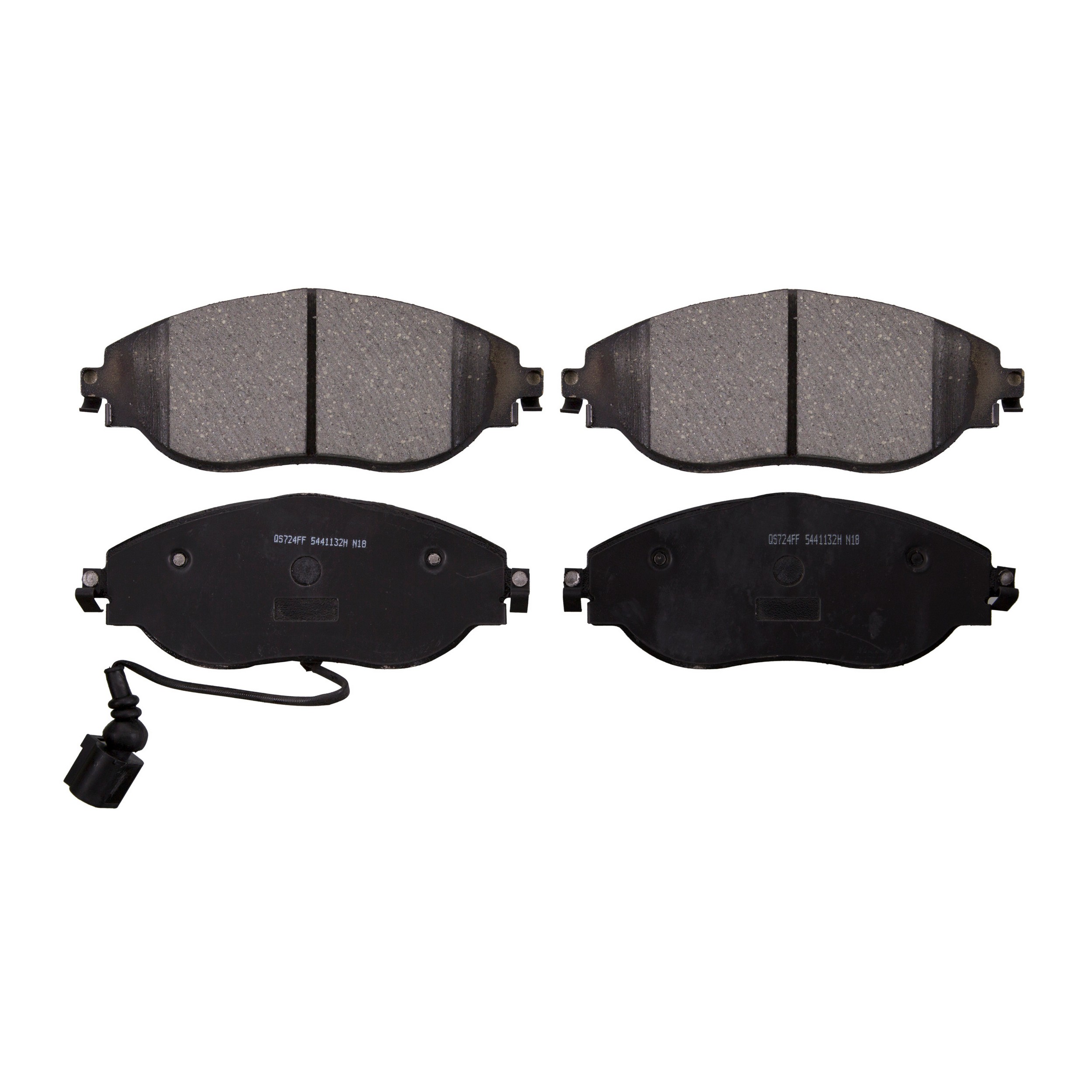 QuickStop Front Disc Brake Pad Set Ceramic