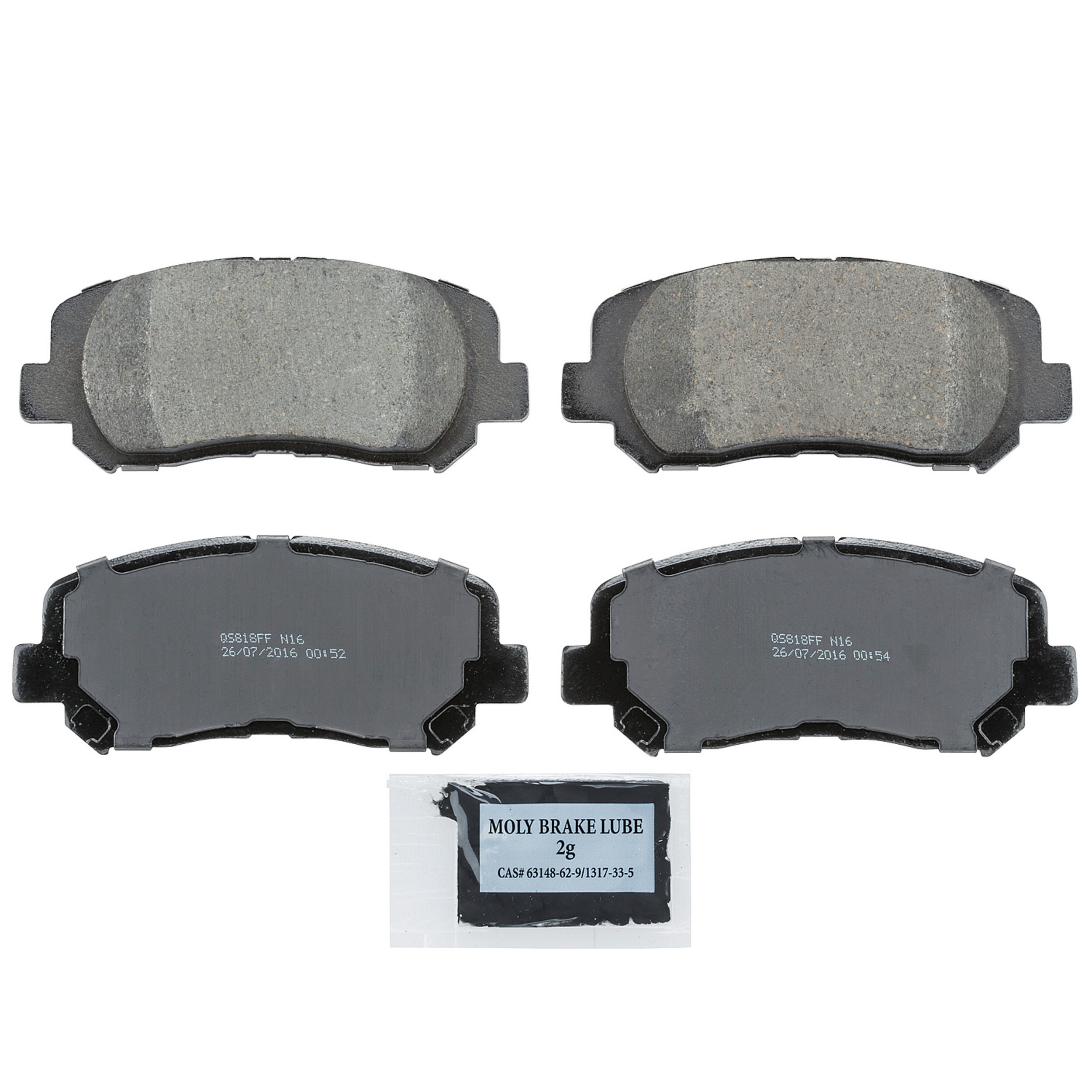 QuickStop Front Disc Brake Pad Set Ceramic