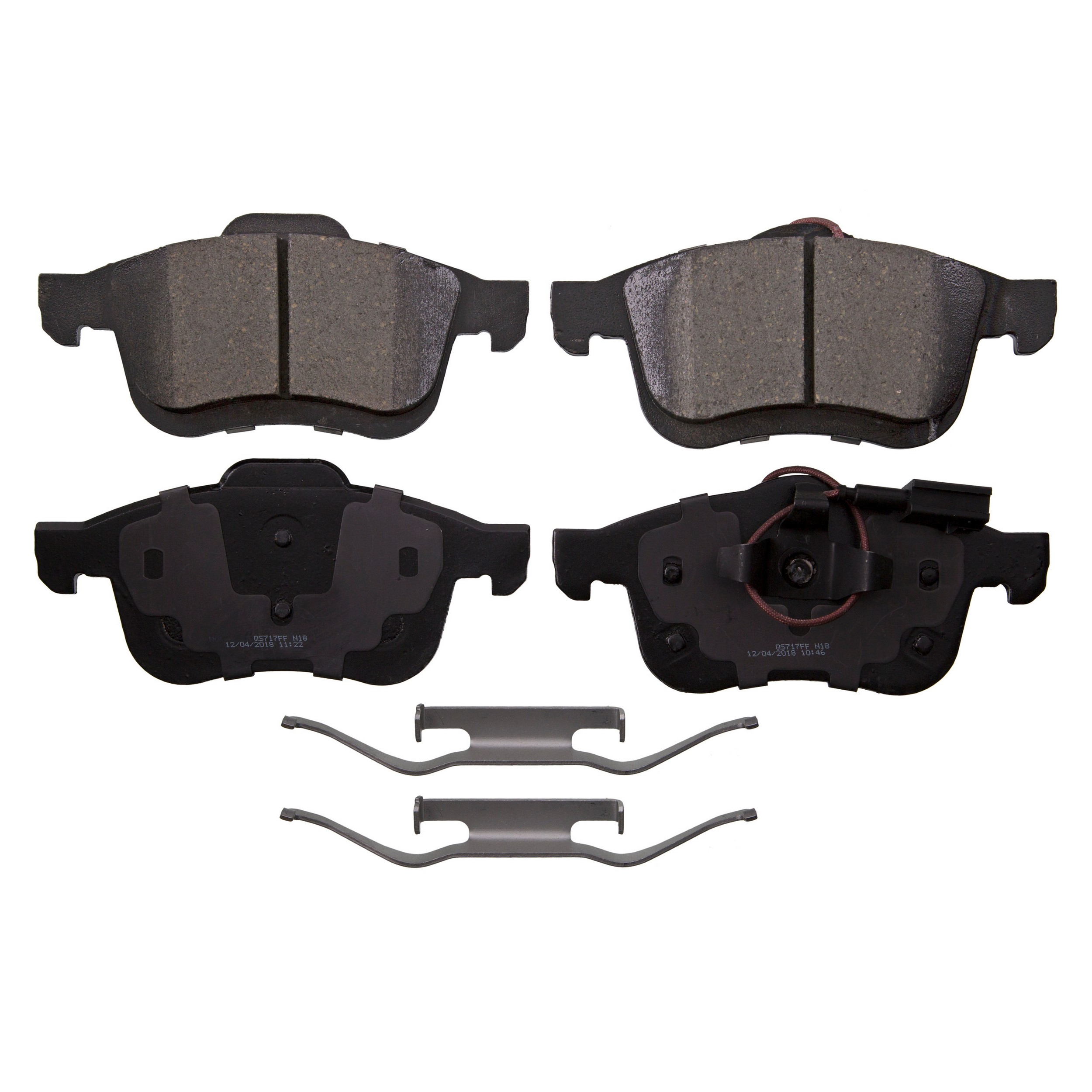 QuickStop Front Disc Brake Pad Set Ceramic