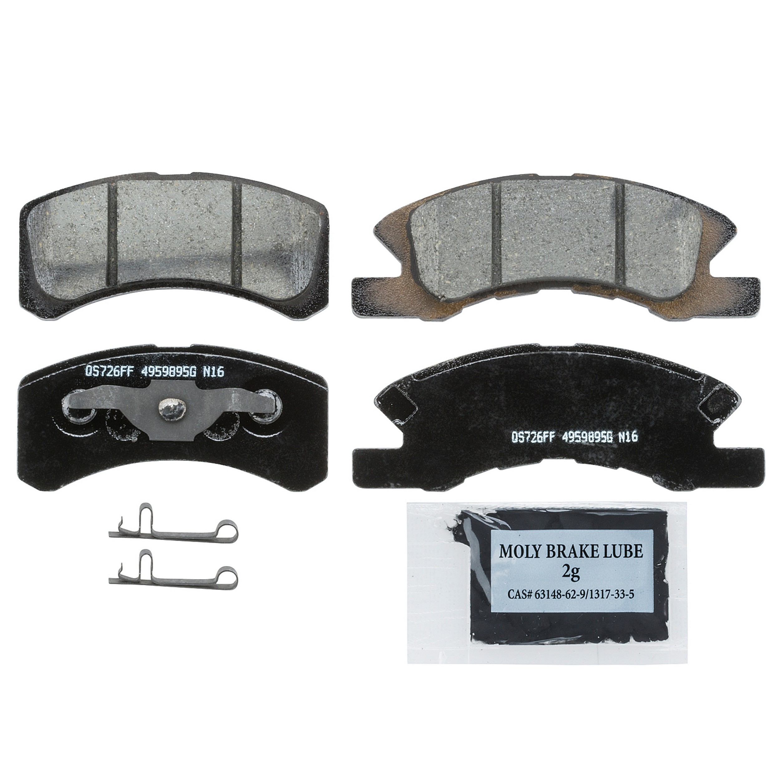 QuickStop Front Disc Brake Pad Set Ceramic