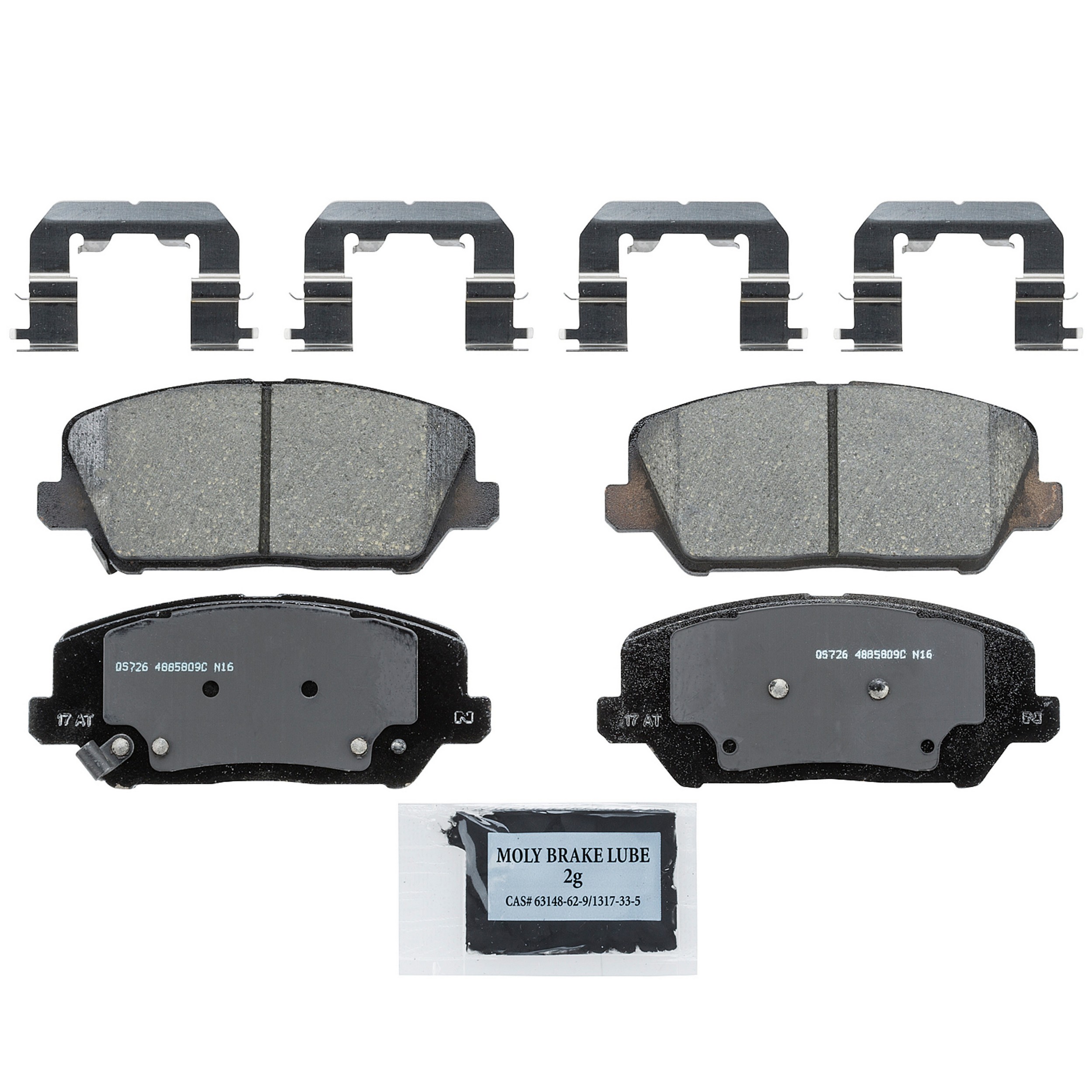 QuickStop Front Disc Brake Pad Set Ceramic