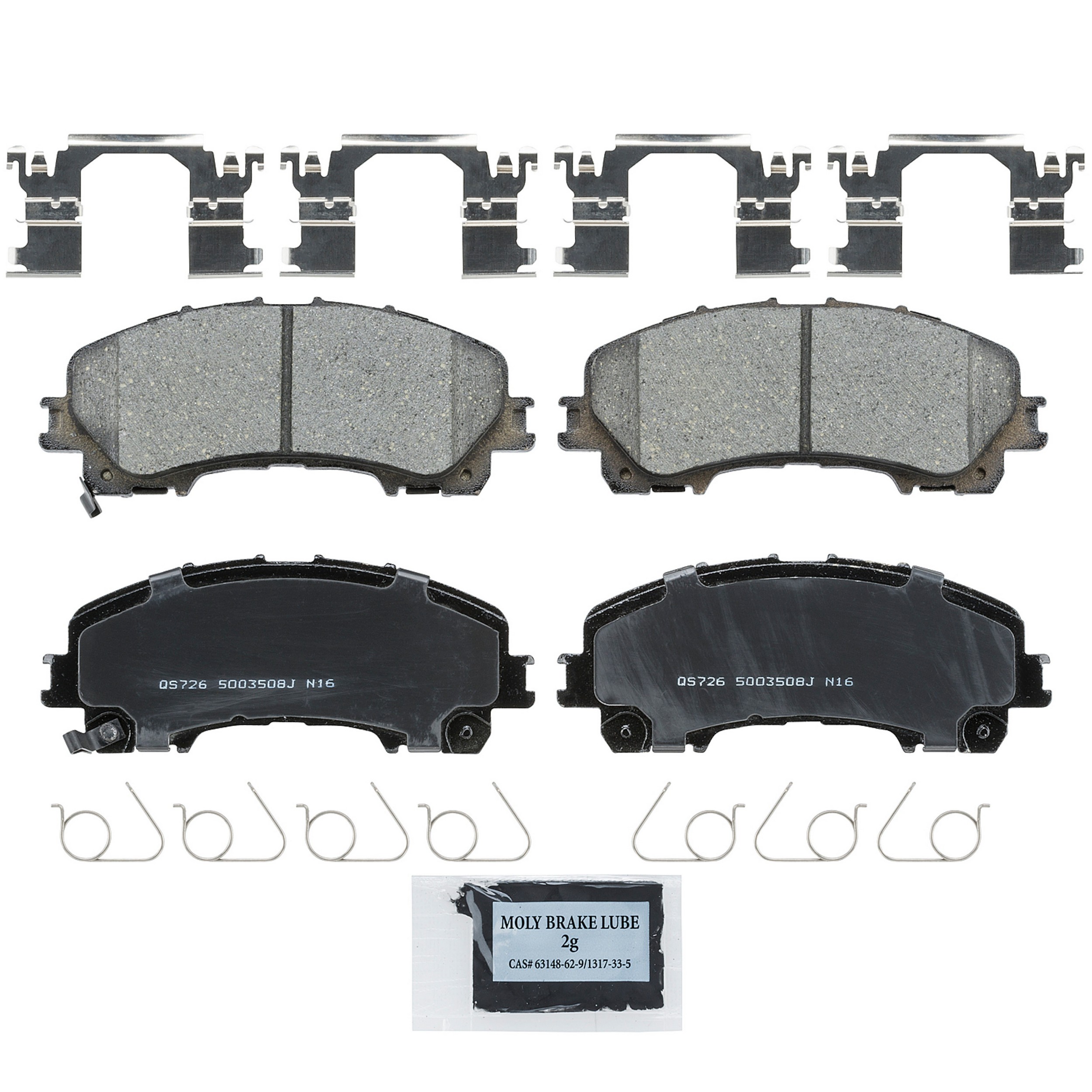 QuickStop Front Disc Brake Pad Set Ceramic