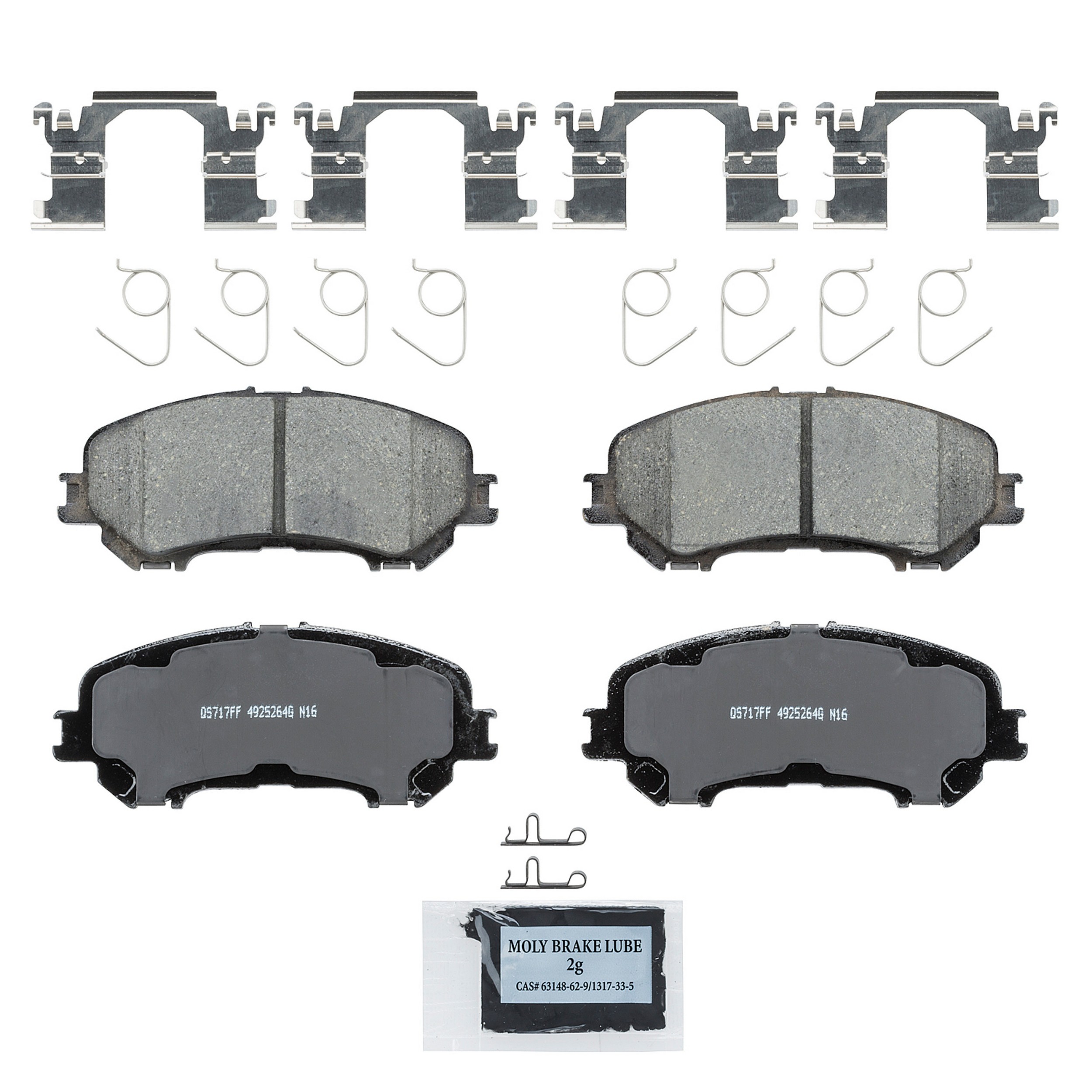 QuickStop Front Disc Brake Pad Set Ceramic