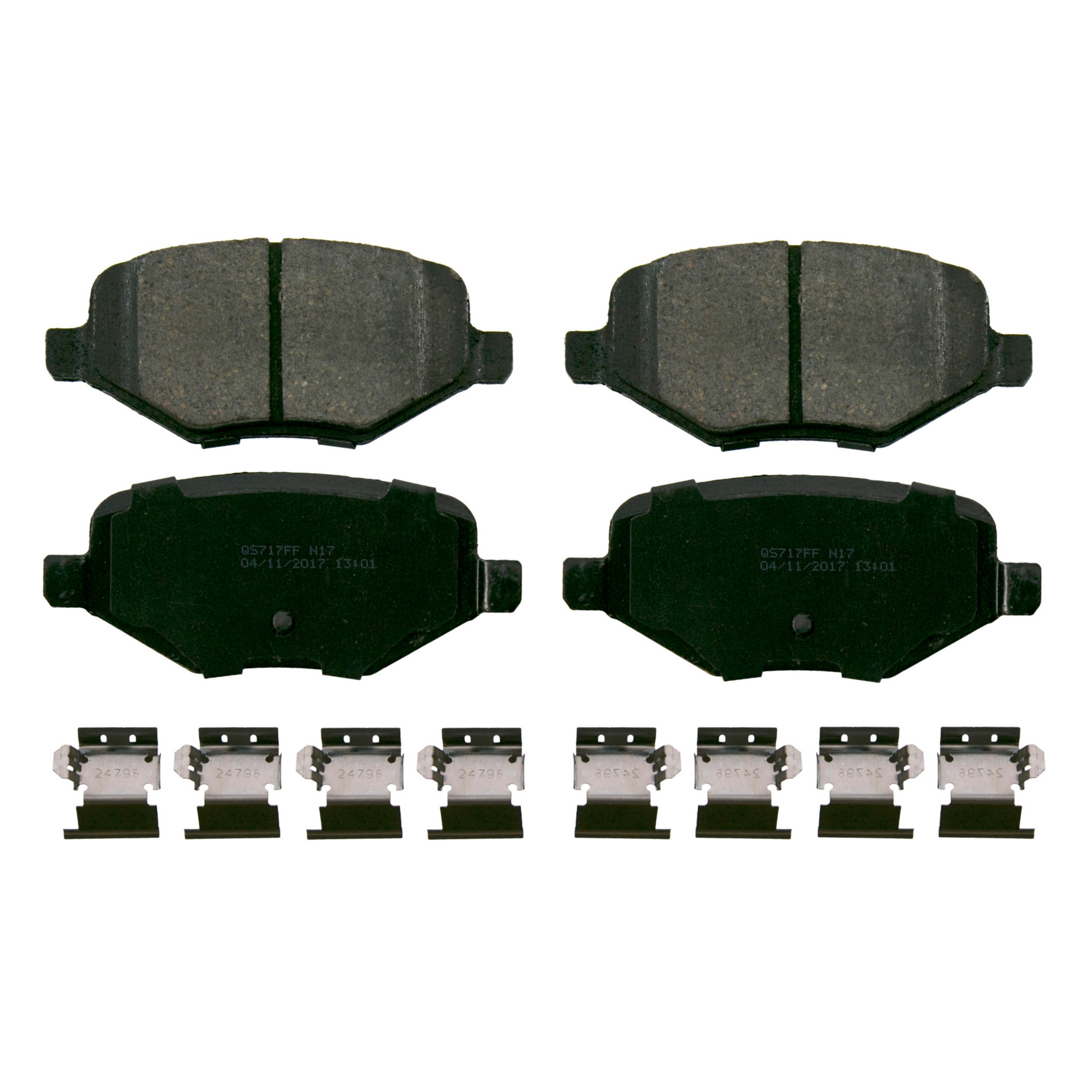 QuickStop Rear Disc Brake Pad Set Ceramic