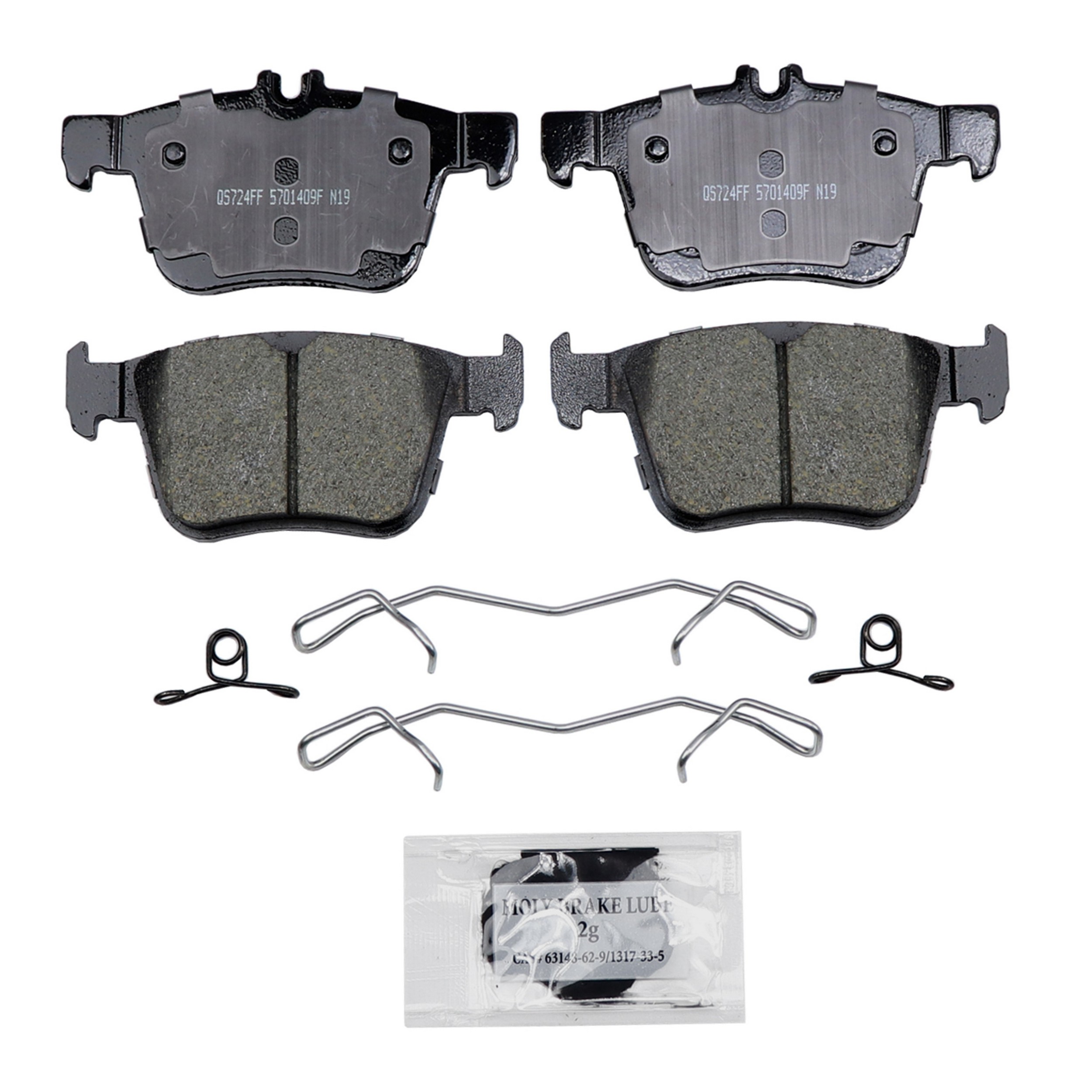 QuickStop Rear Disc Brake Pad Set Ceramic