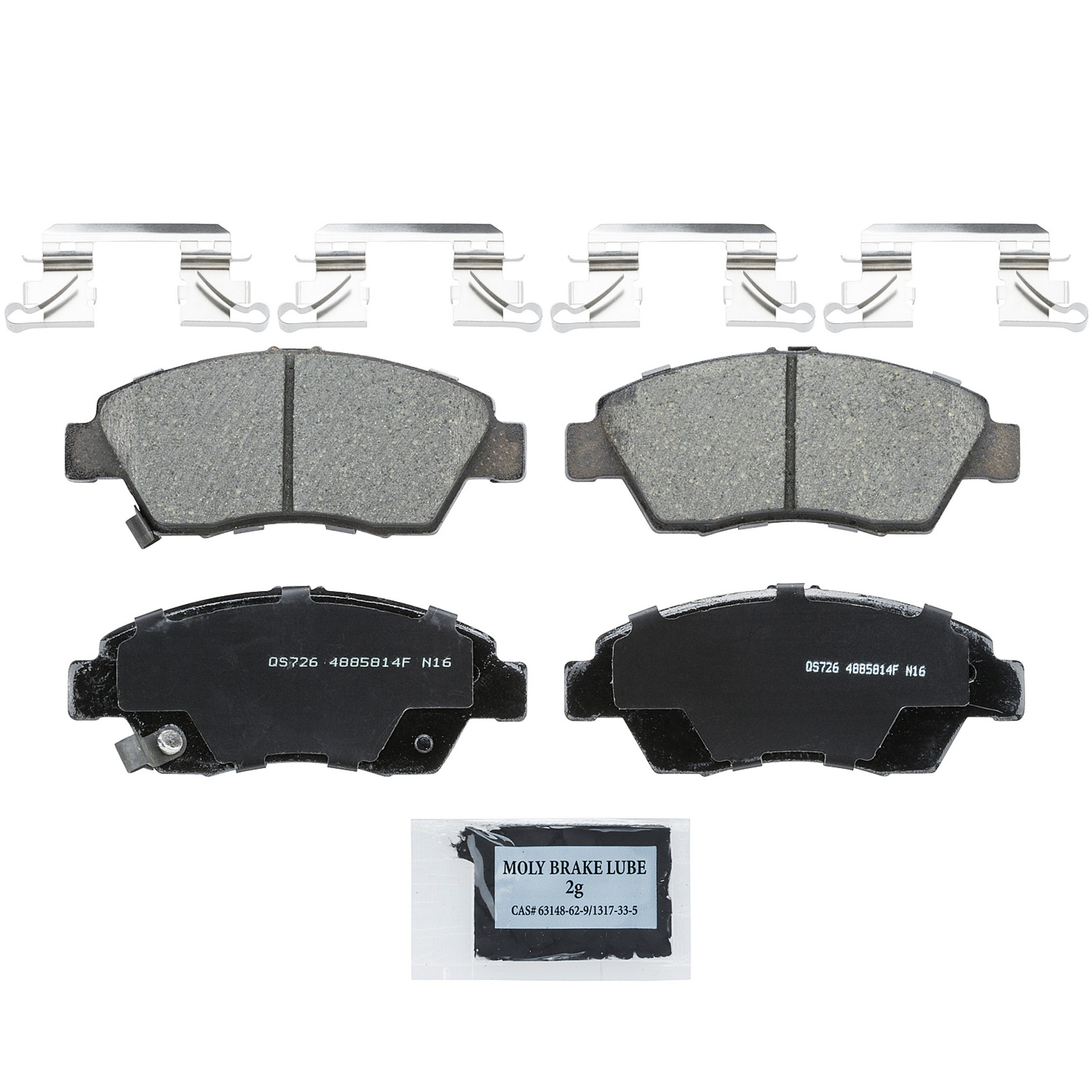 QuickStop Front Disc Brake Pad Set Ceramic