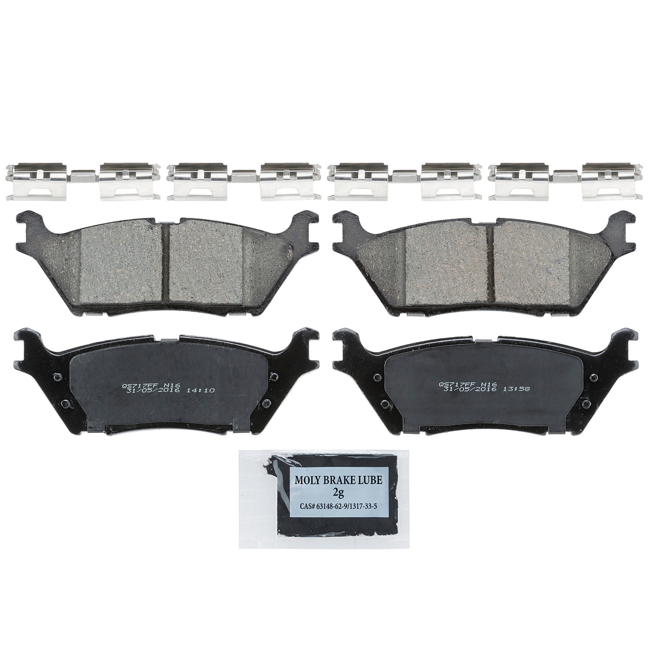 QuickStop Rear Disc Brake Pad Set Ceramic