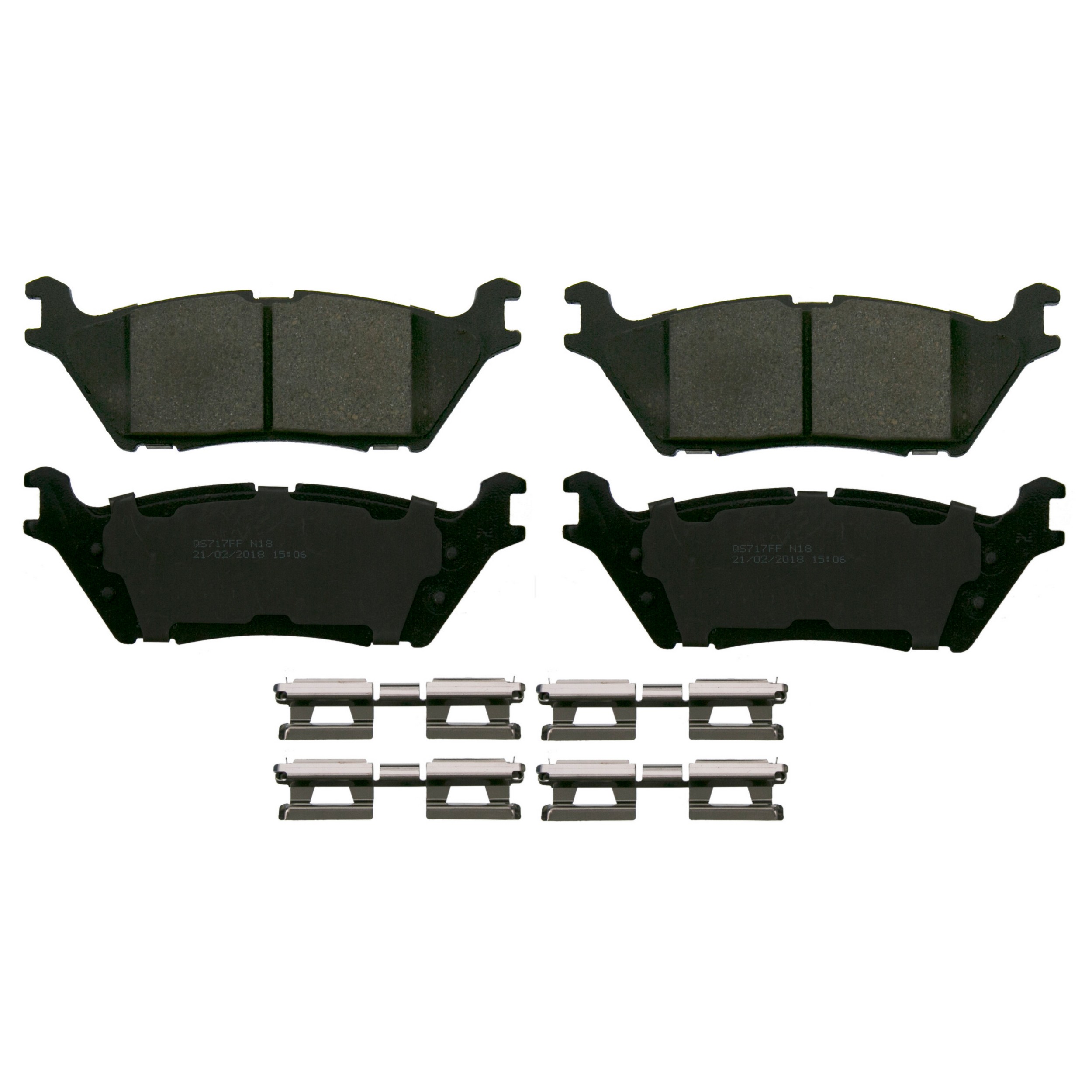 QuickStop Rear Disc Brake Pad Set Ceramic