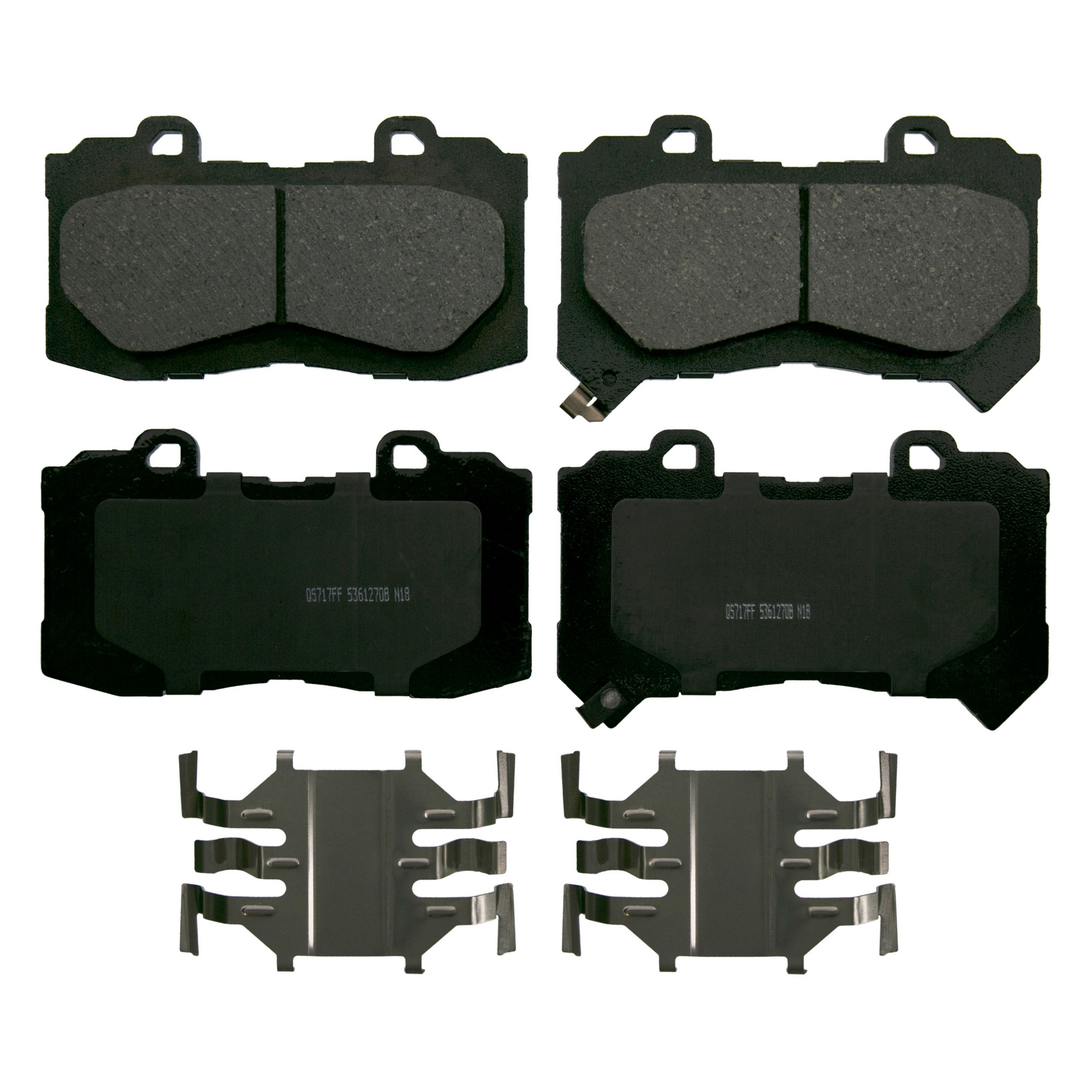 QuickStop Front Disc Brake Pad Set Ceramic