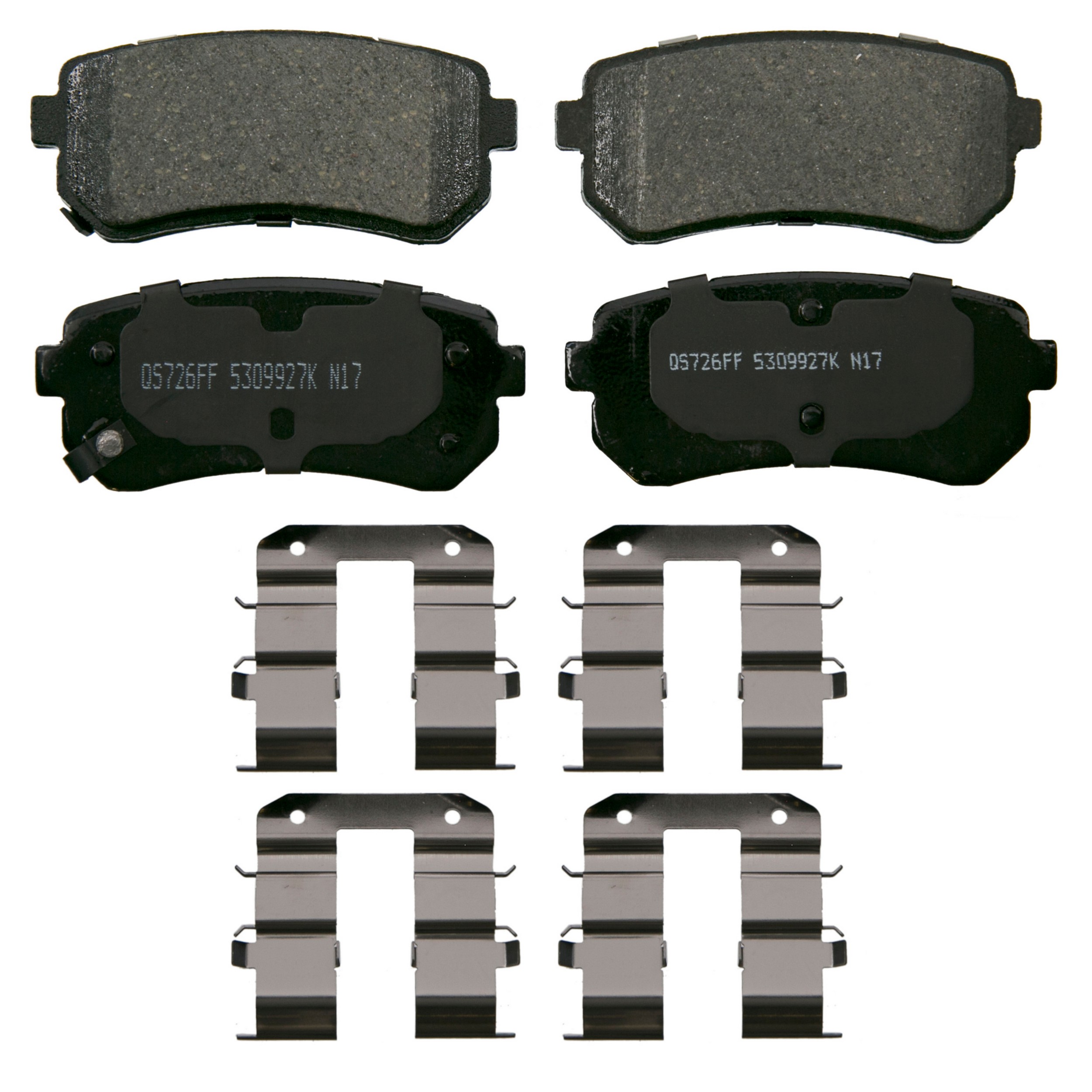 QuickStop Rear Disc Brake Pad Set Ceramic
