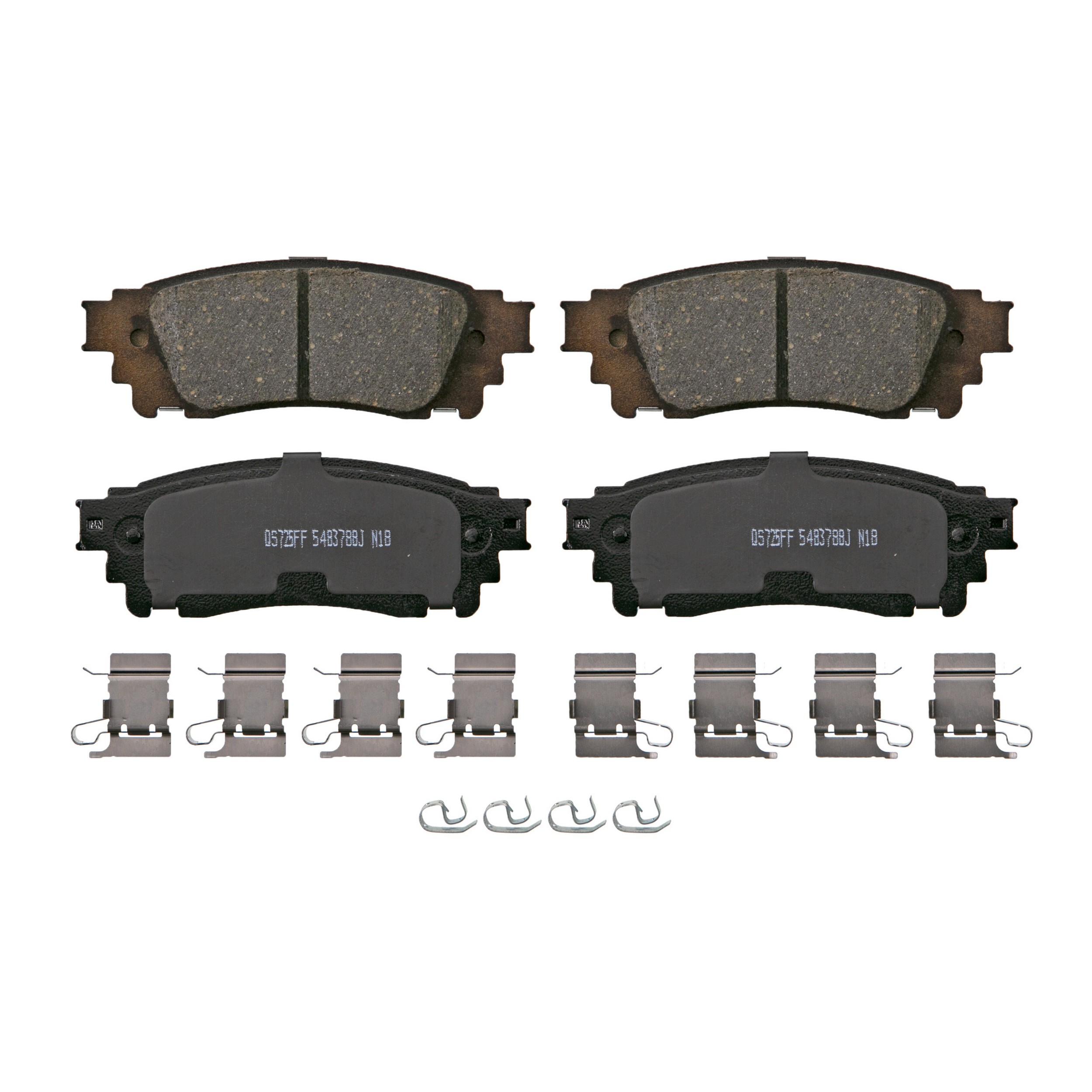 QuickStop Rear Disc Brake Pad Set Ceramic
