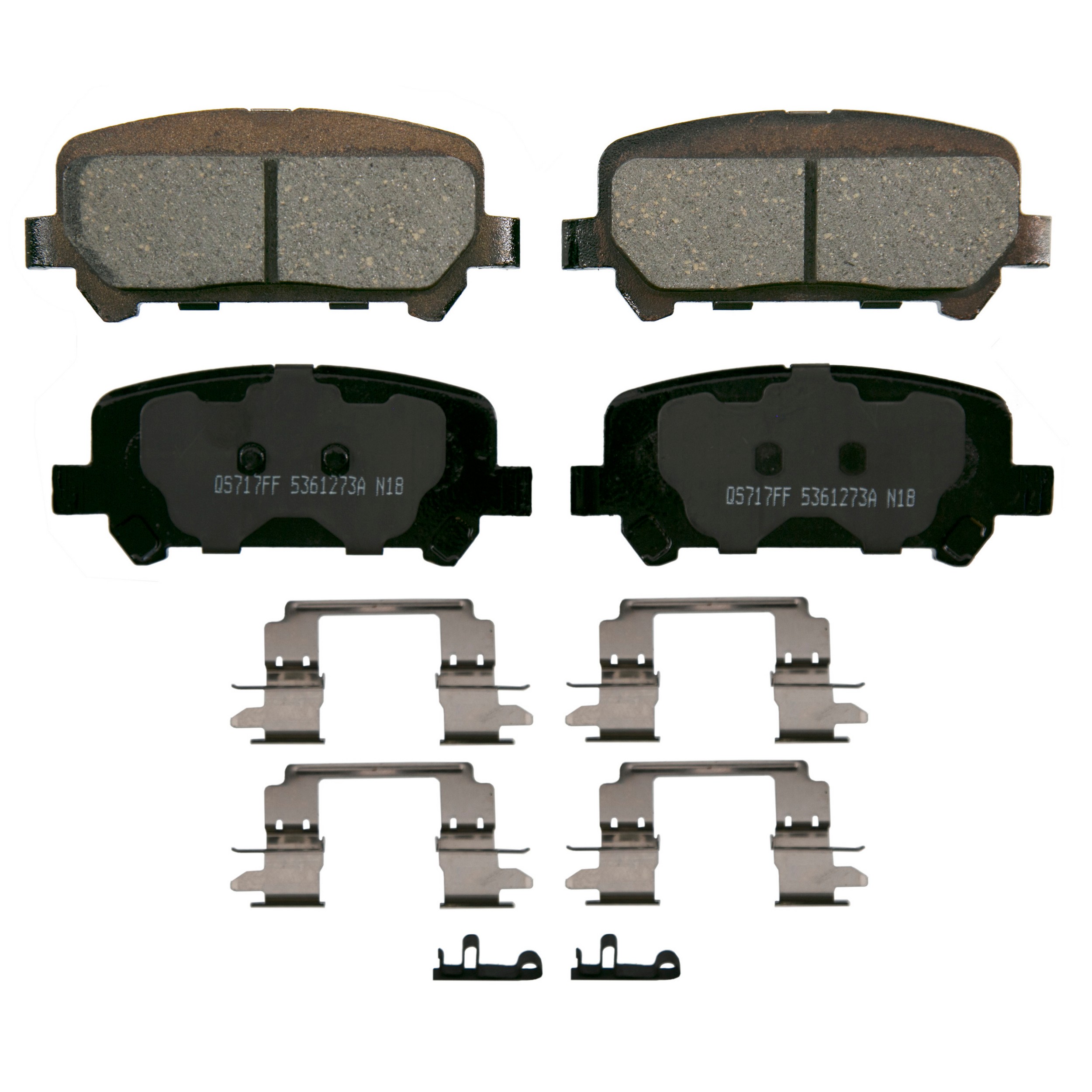 QuickStop Rear Disc Brake Pad Set Ceramic