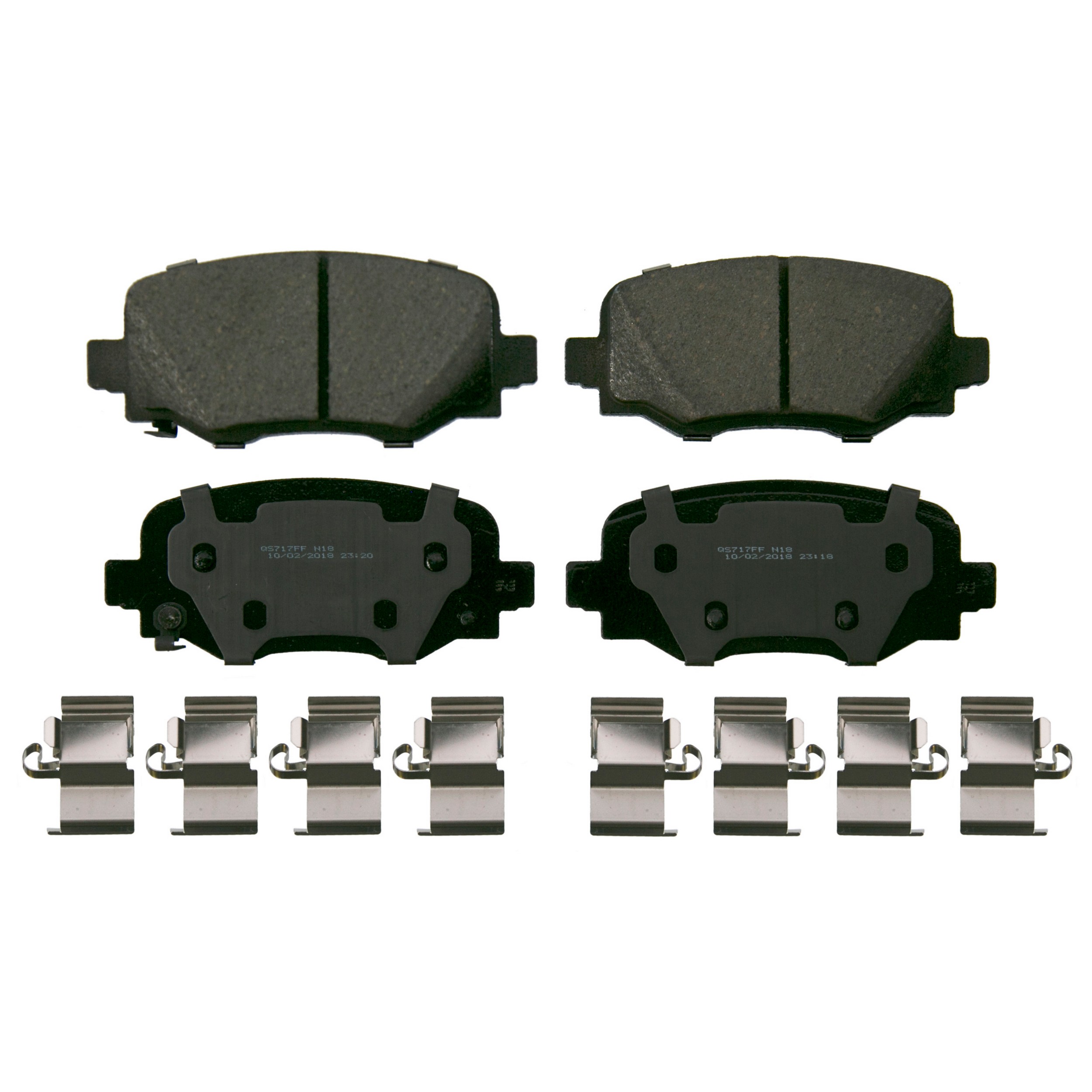 QuickStop Rear Disc Brake Pad Set Ceramic