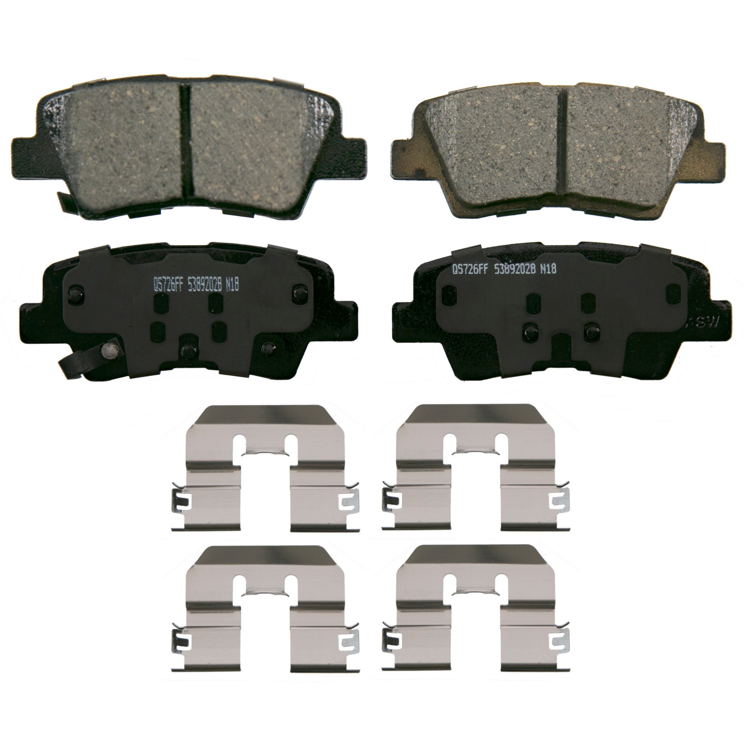 QuickStop Rear Disc Brake Pad Set Ceramic