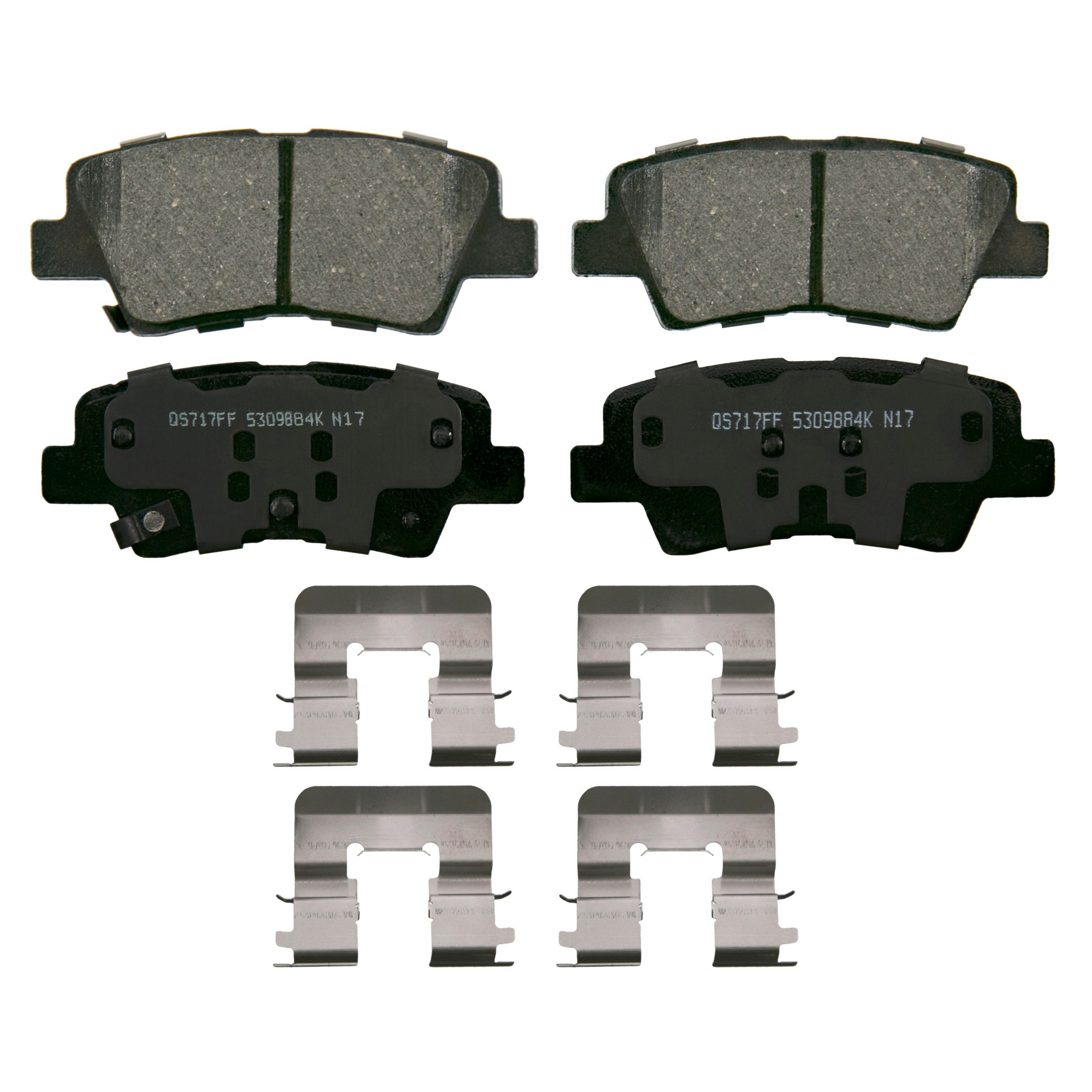 QuickStop Rear Disc Brake Pad Set Ceramic