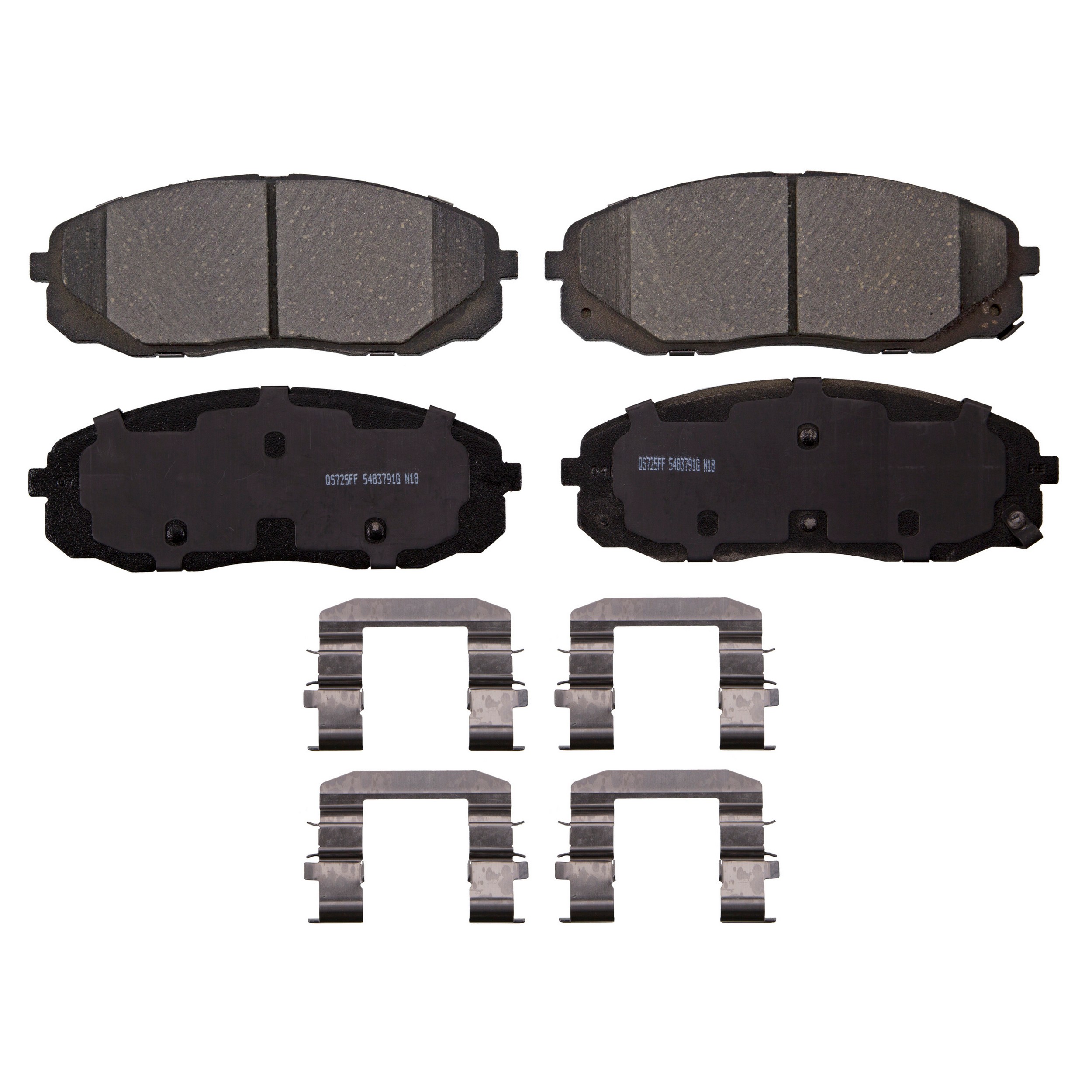 QuickStop Front Disc Brake Pad Set Ceramic