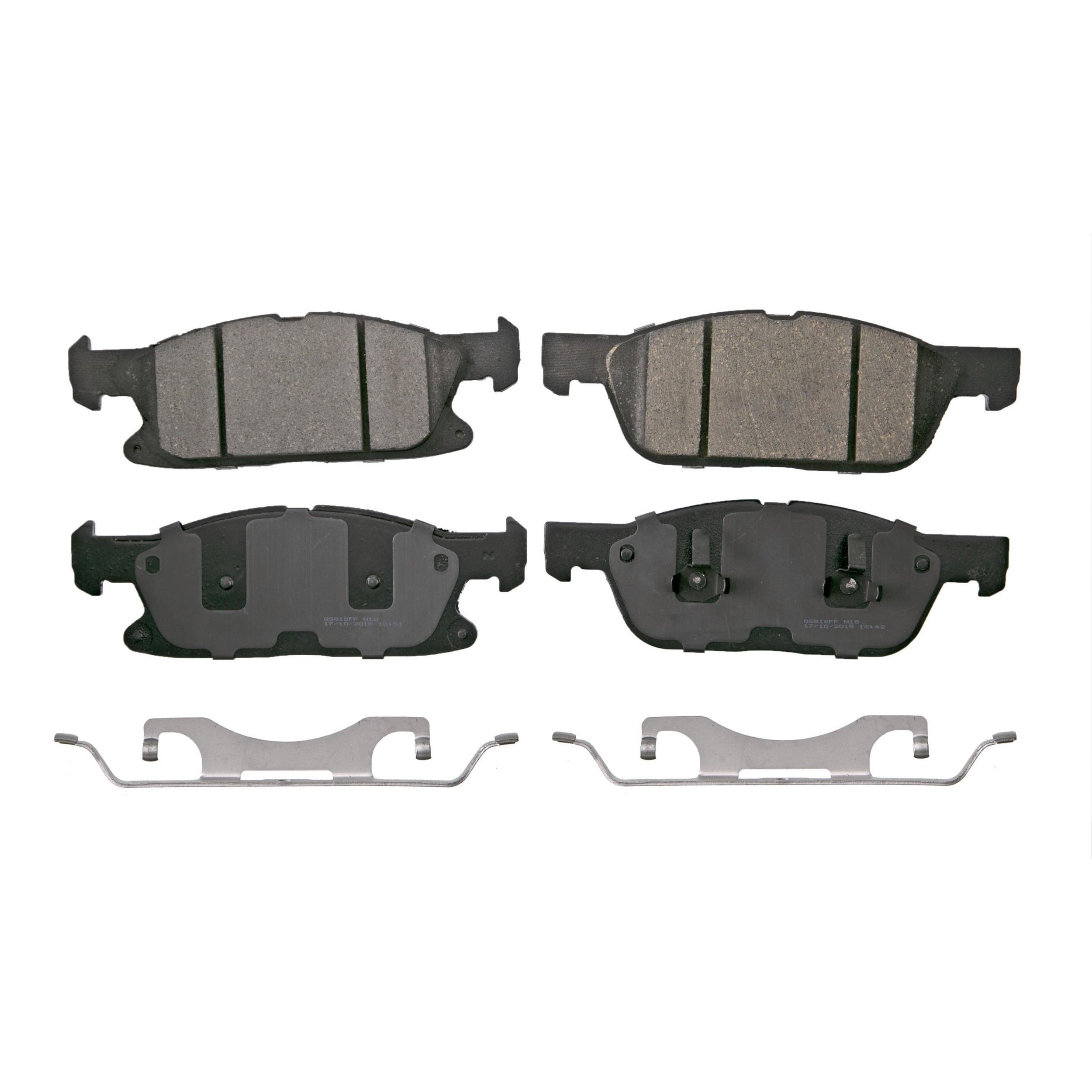 QuickStop Front Disc Brake Pad Set Ceramic