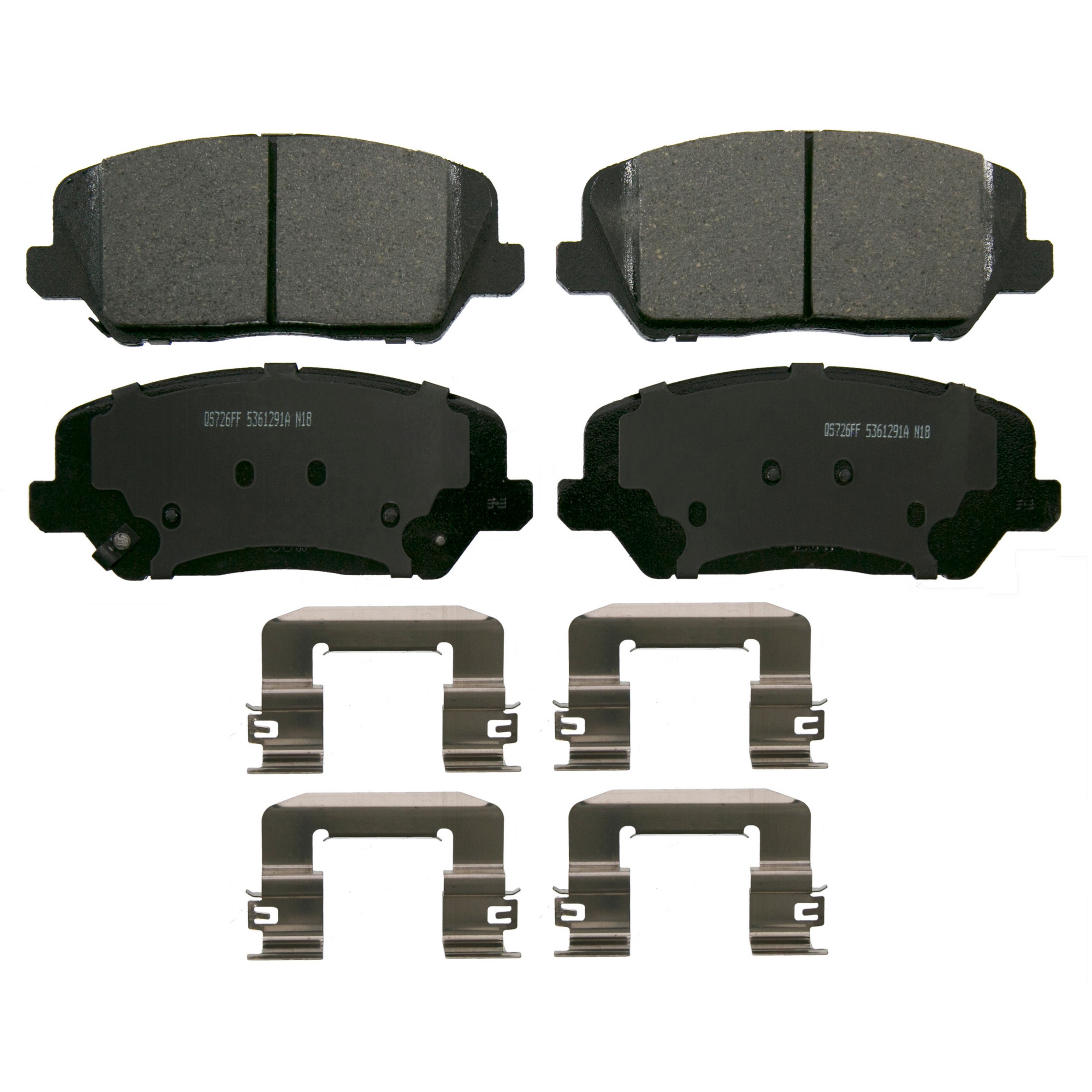 QuickStop Front Disc Brake Pad Set Ceramic