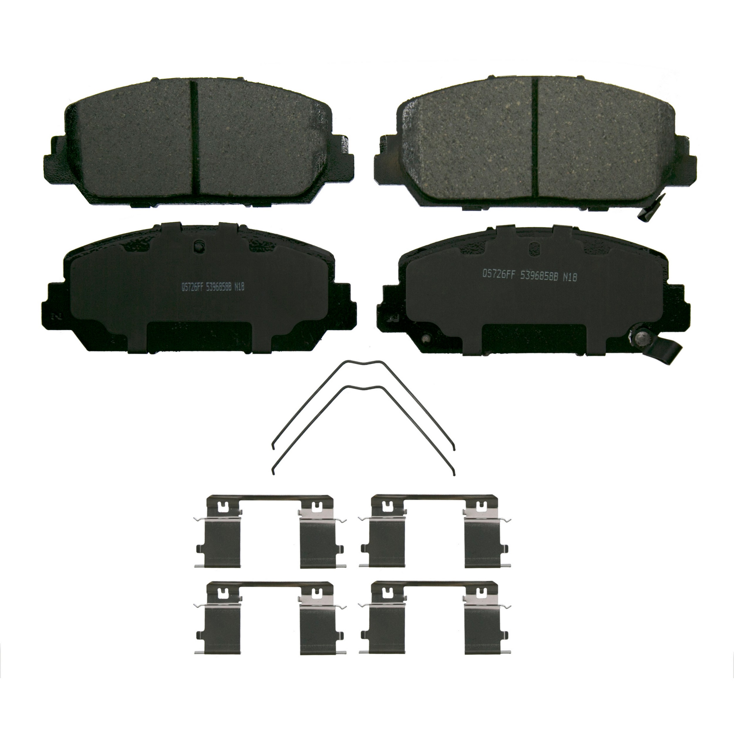 QuickStop Front Disc Brake Pad Set Ceramic