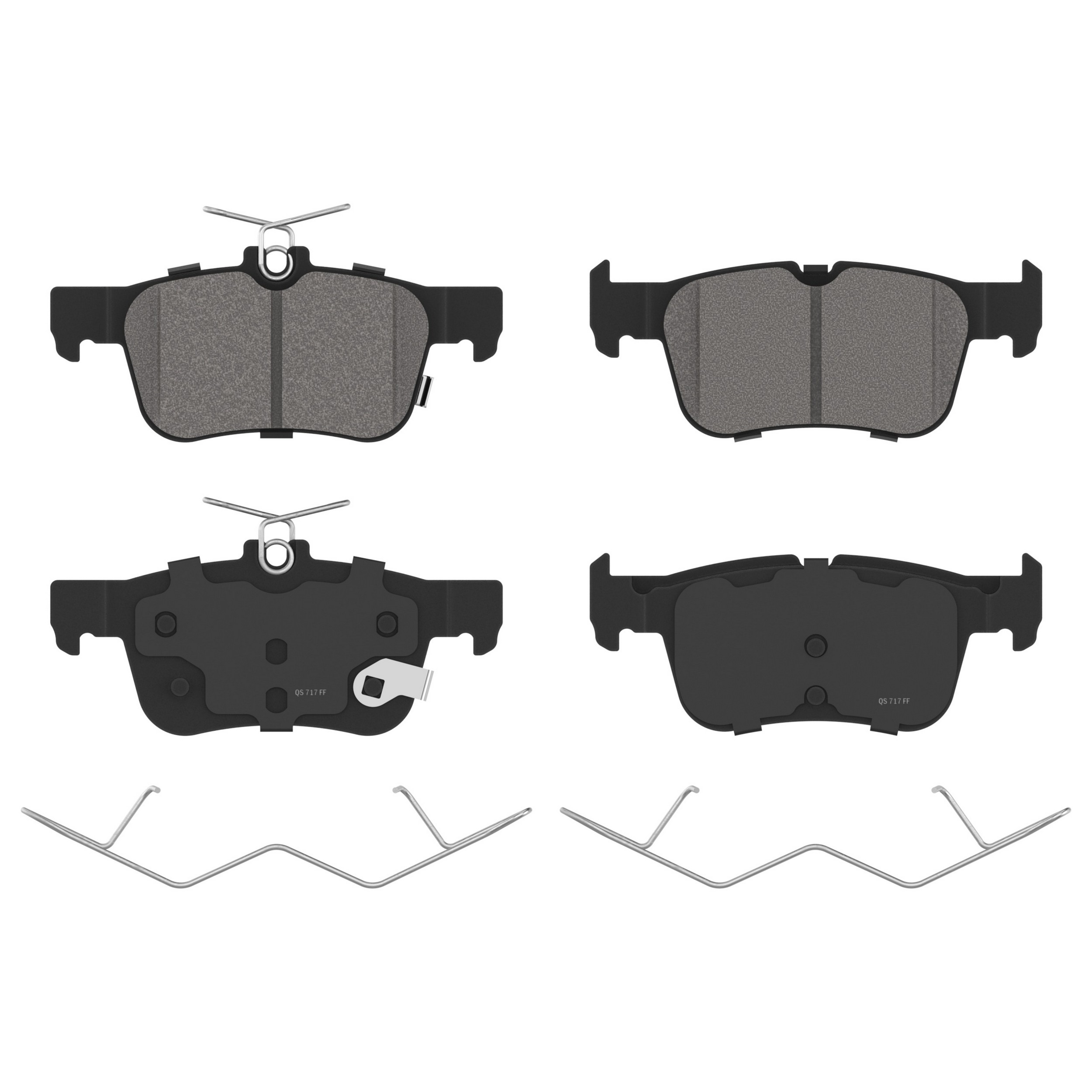 QuickStop Rear Disc Brake Pad Set Ceramic
