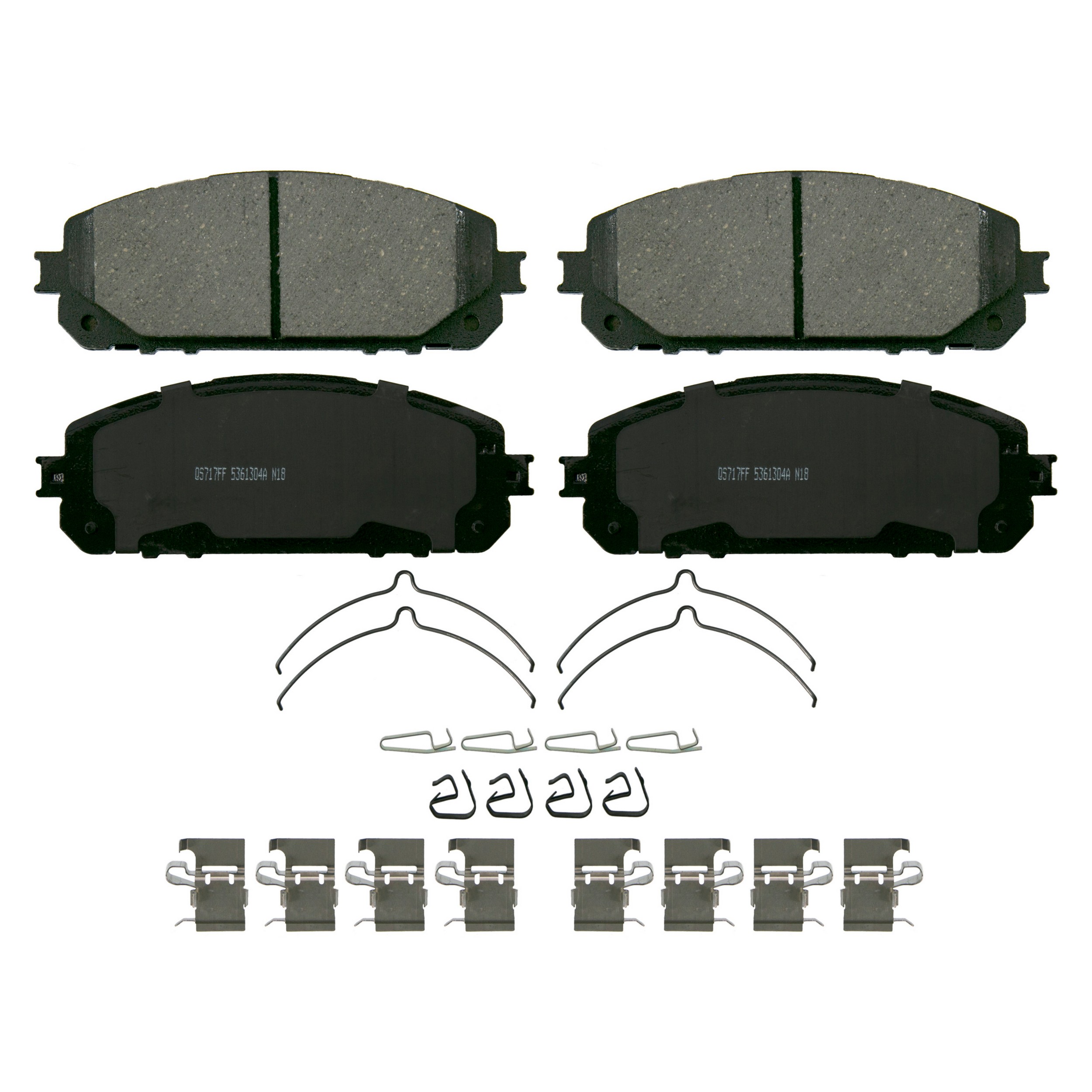 QuickStop Front Disc Brake Pad Set Ceramic
