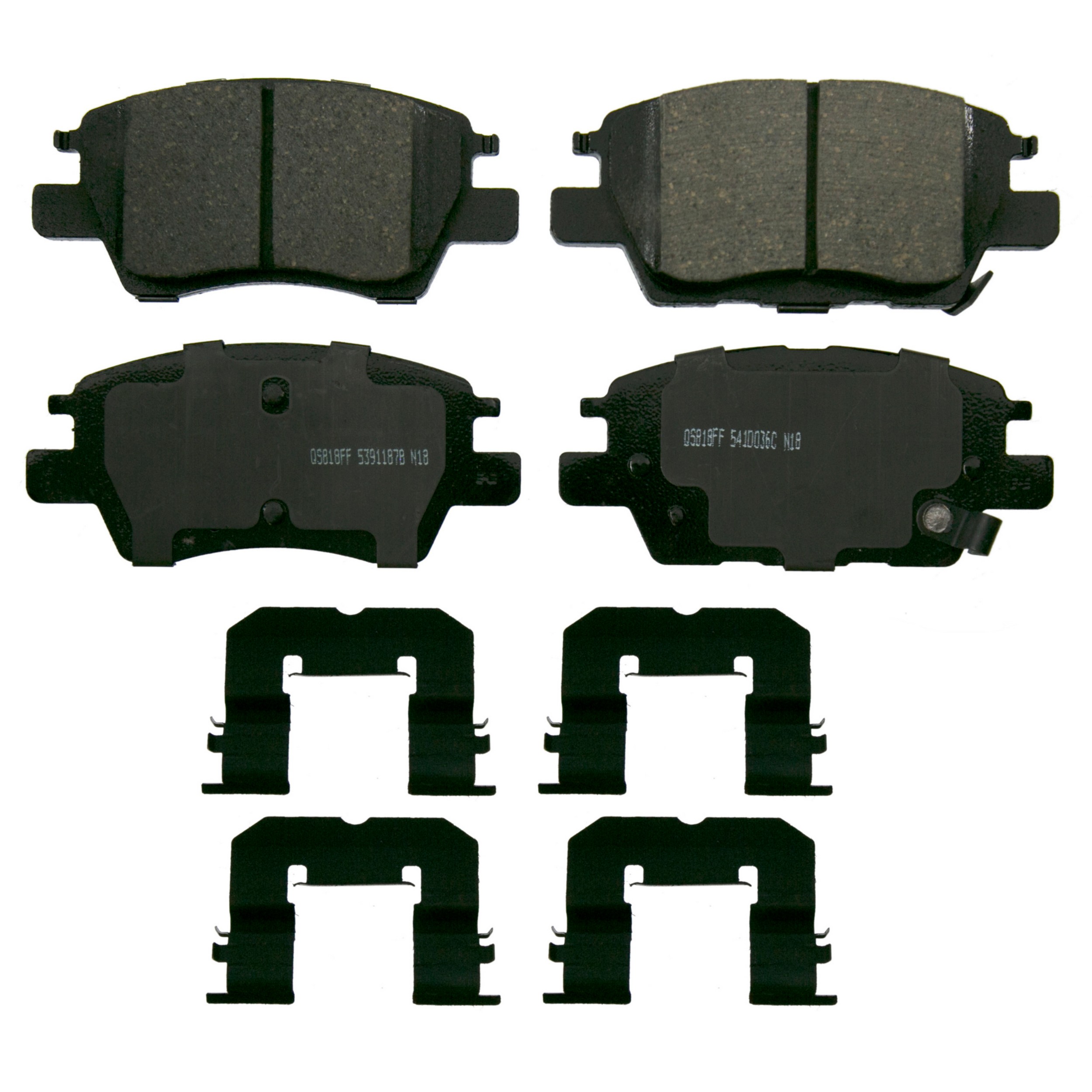 QuickStop Front Disc Brake Pad Set Ceramic