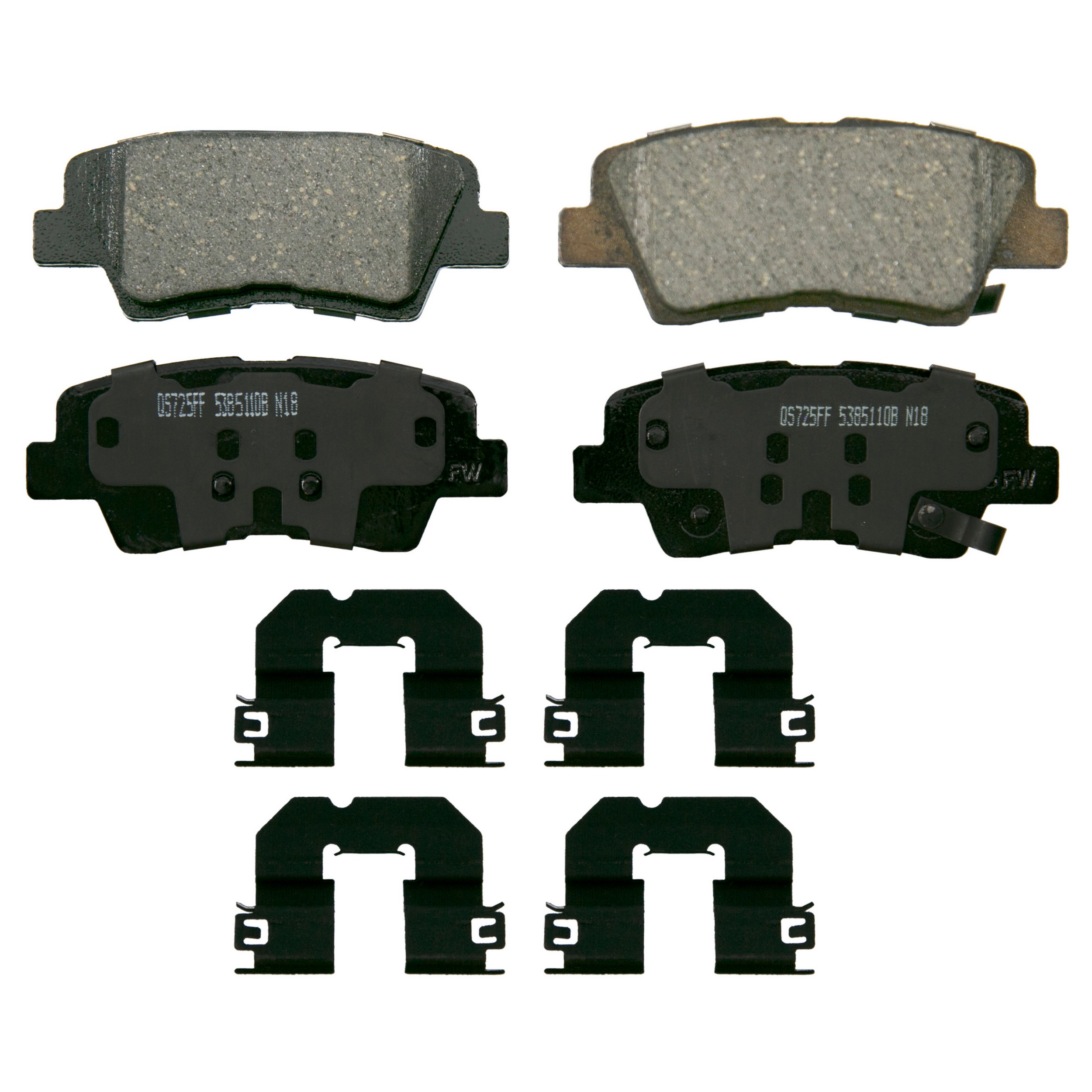 QuickStop Rear Disc Brake Pad Set Ceramic