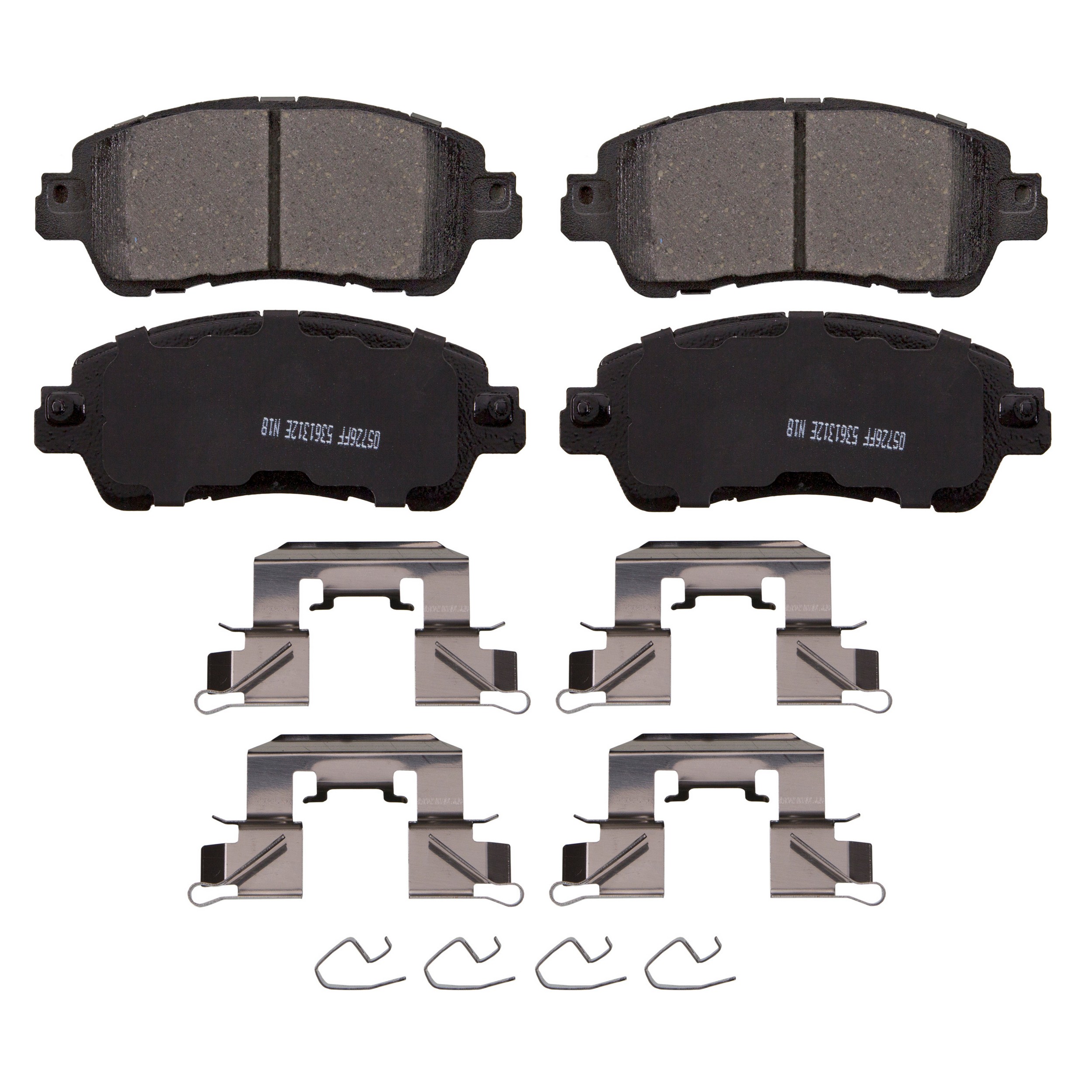 QuickStop Front Disc Brake Pad Set Ceramic