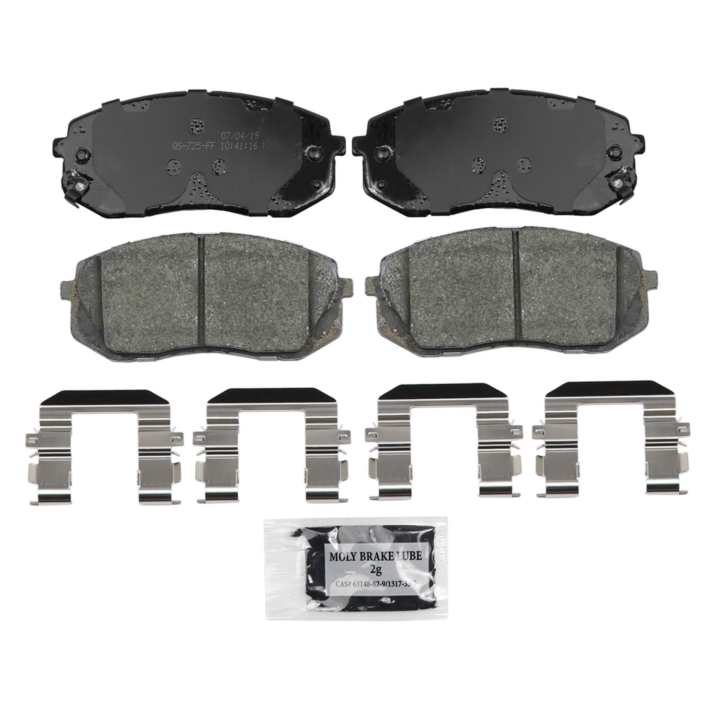 QuickStop Front Disc Brake Pad Set Ceramic