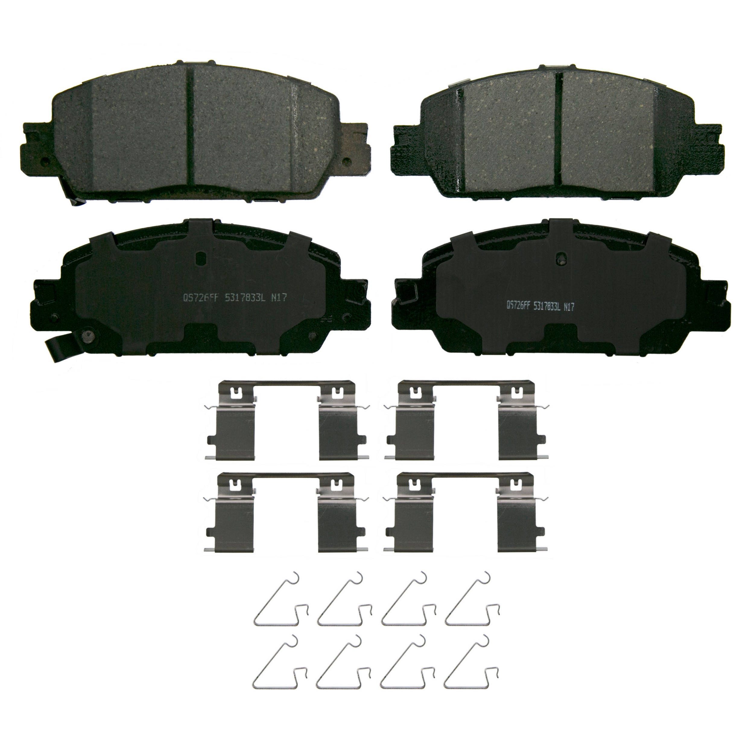 QuickStop Front Disc Brake Pad Set Ceramic