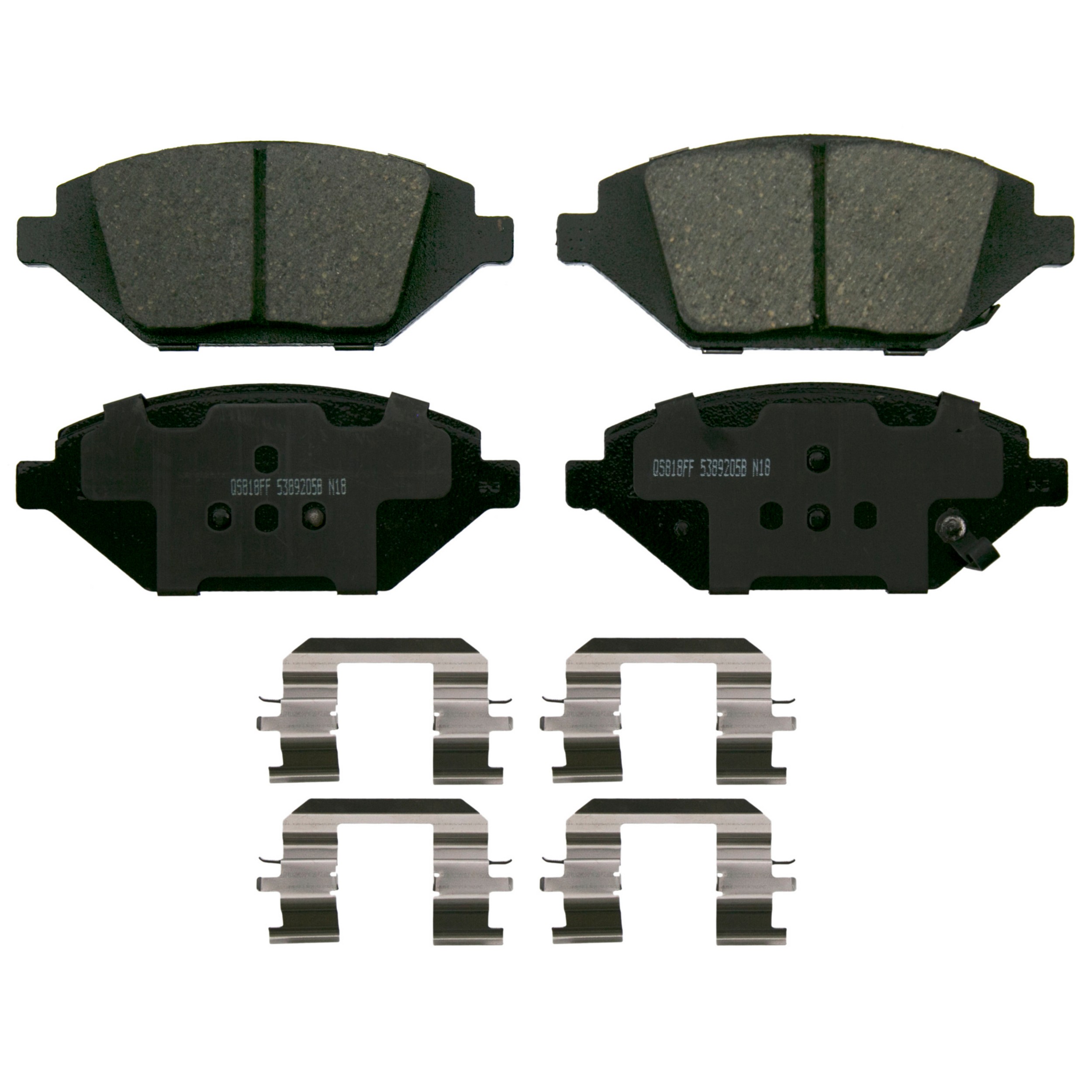 QuickStop Front Disc Brake Pad Set Ceramic