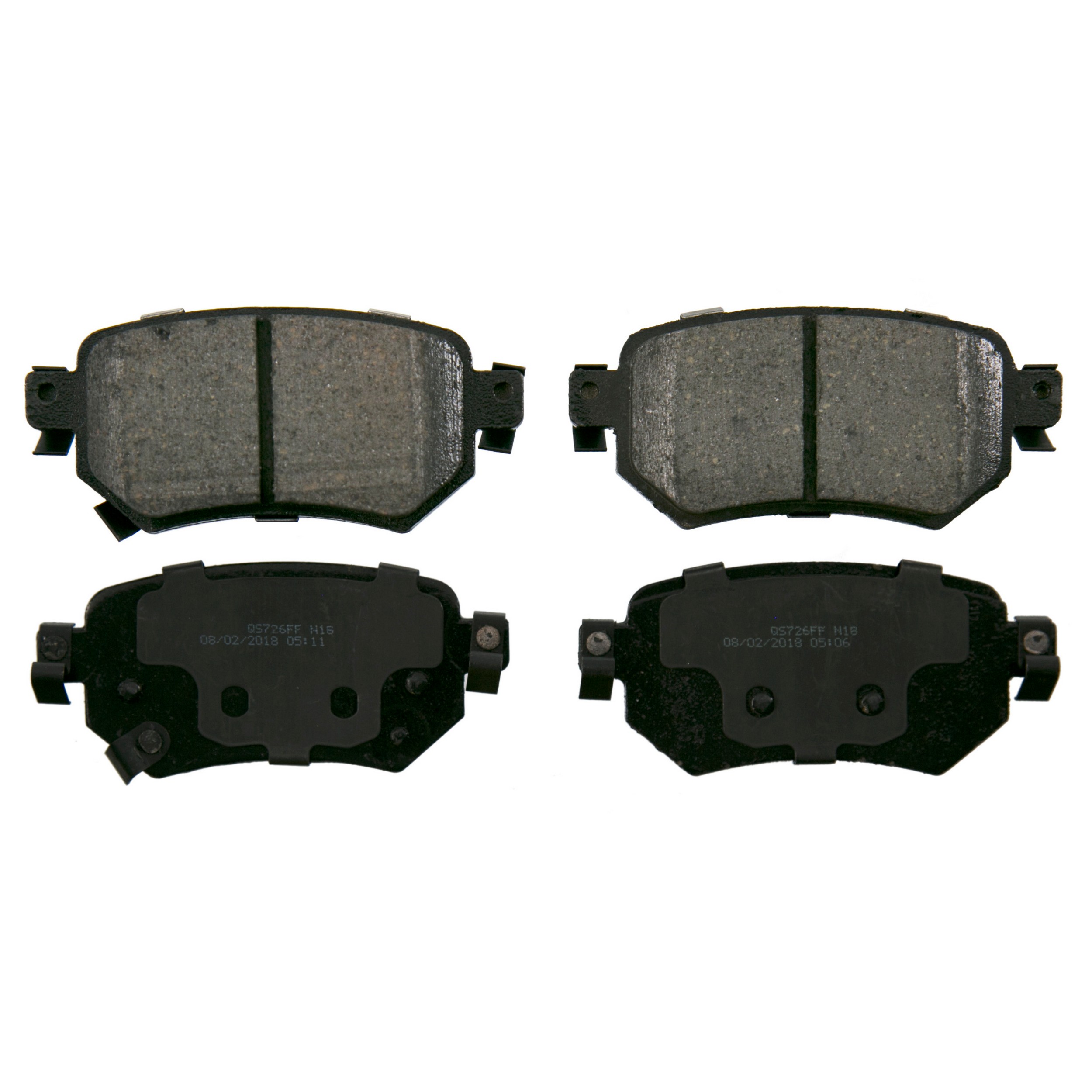 QuickStop Rear Disc Brake Pad Set Ceramic