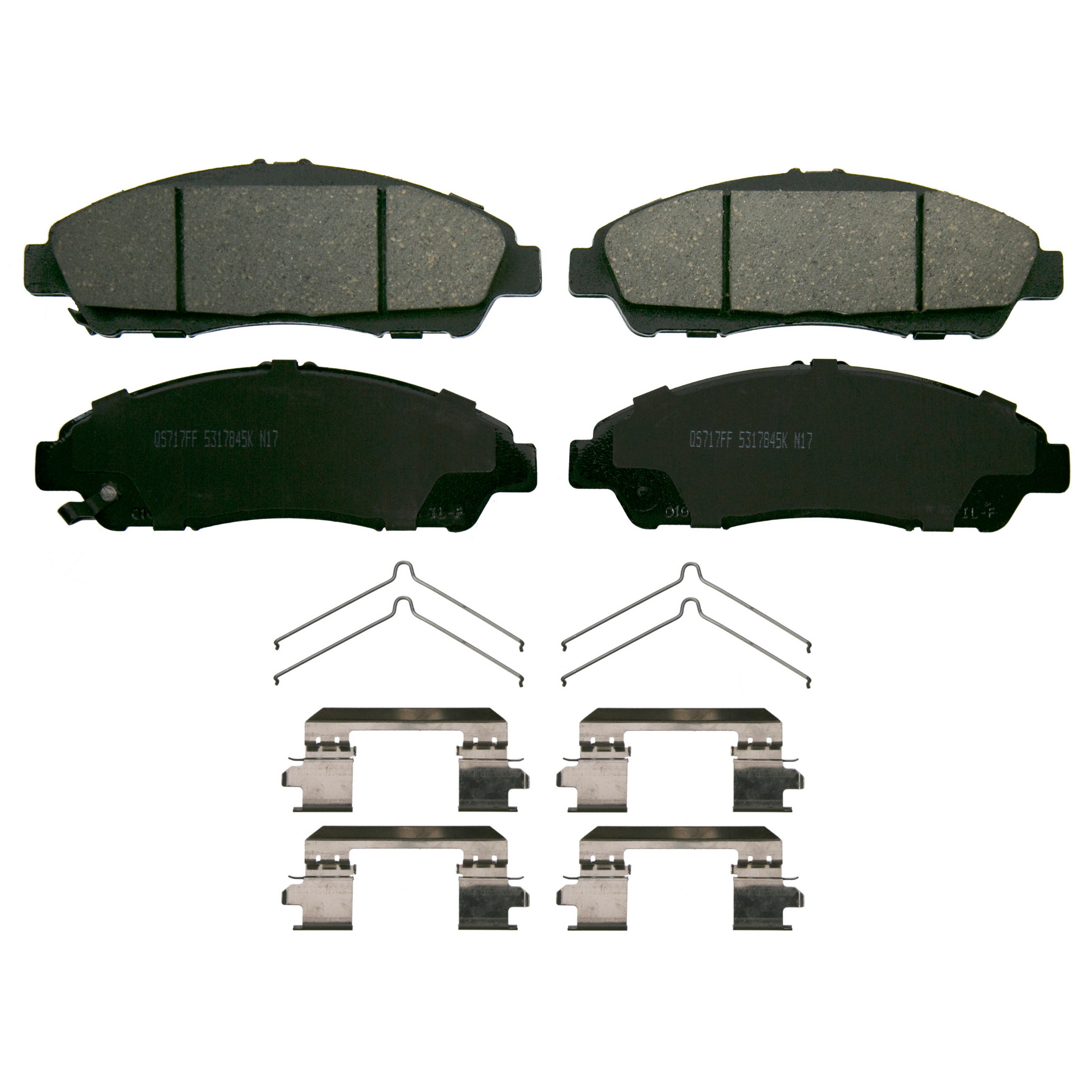 QuickStop Front Disc Brake Pad Set Ceramic