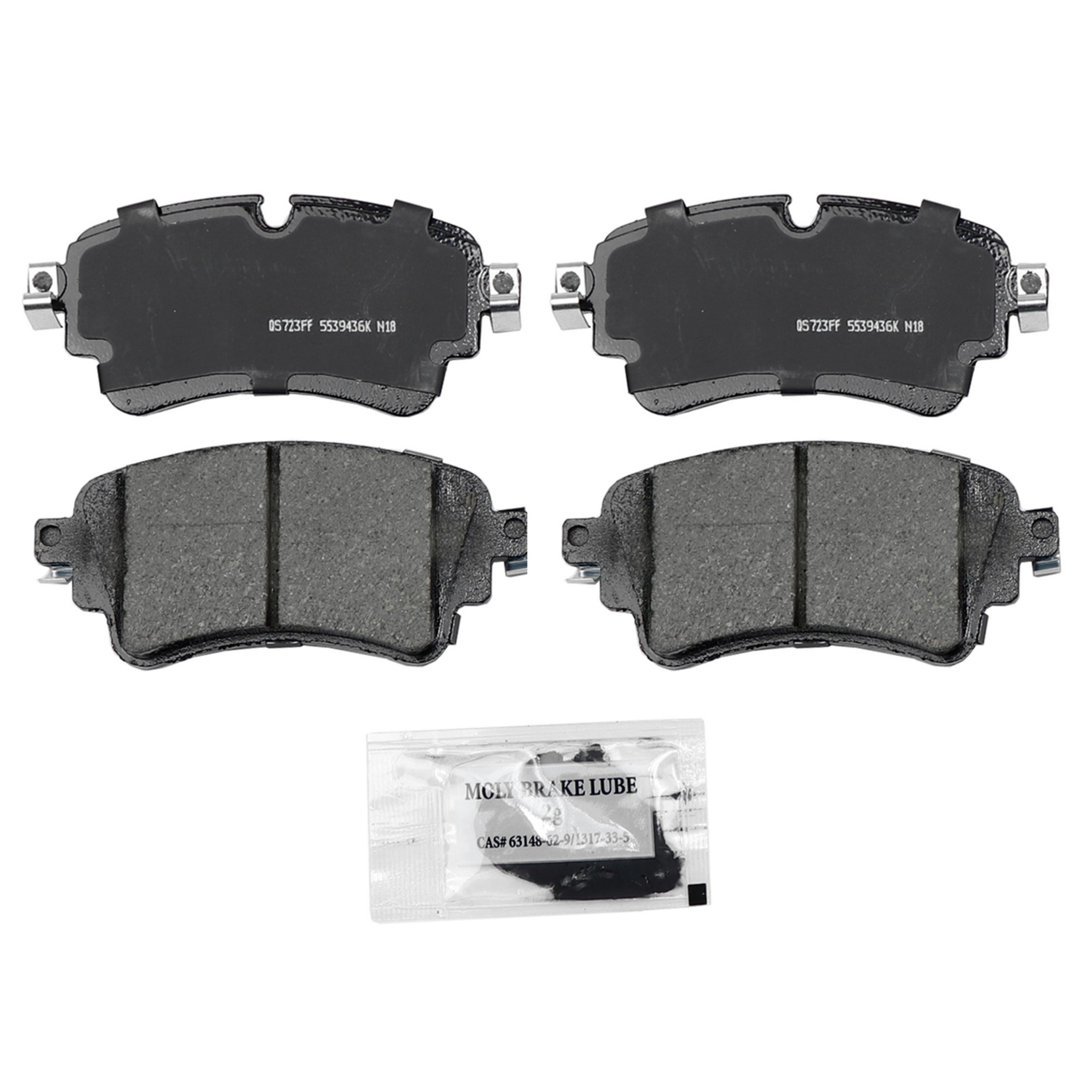 QuickStop Rear Disc Brake Pad Set Ceramic