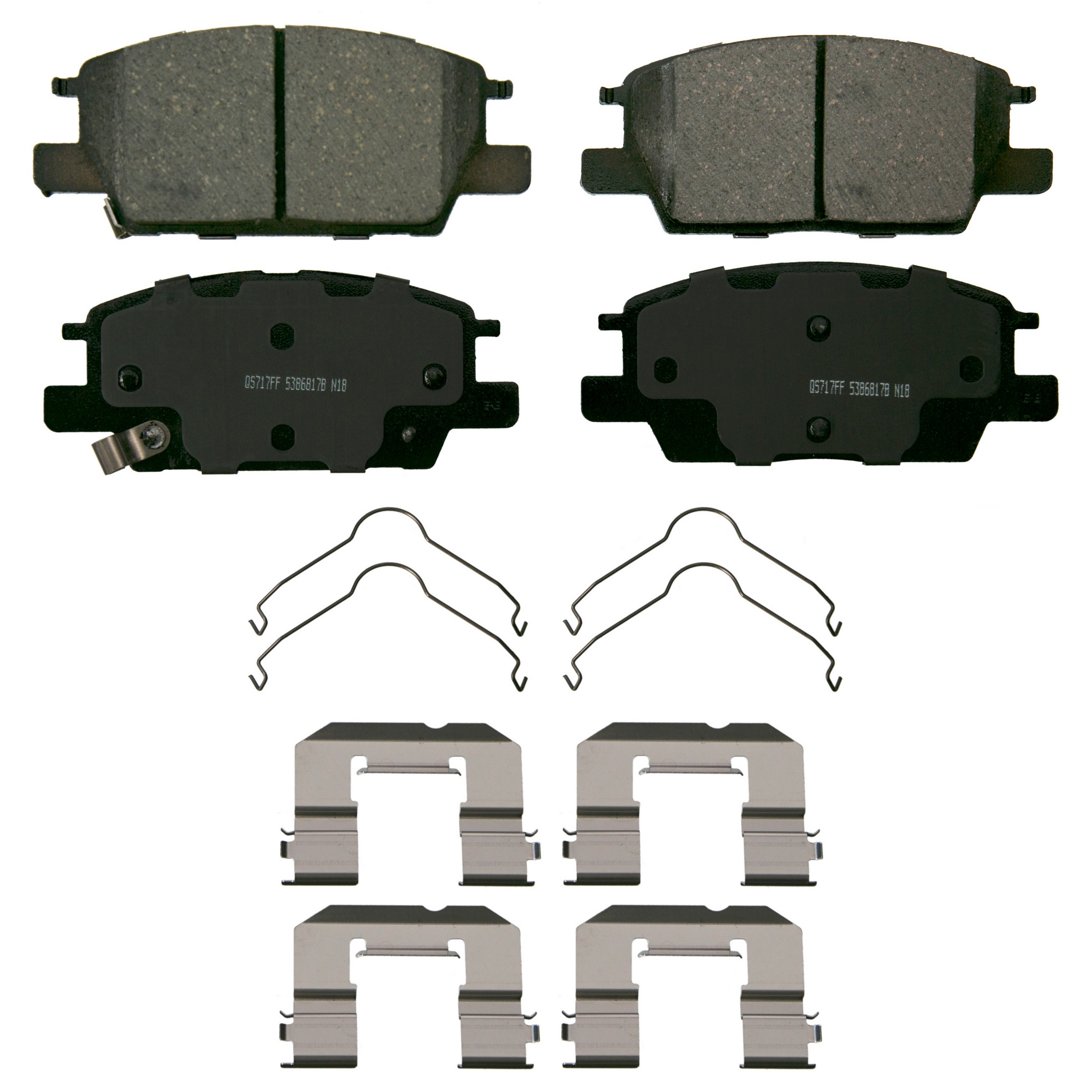 QuickStop Front Disc Brake Pad Set Ceramic