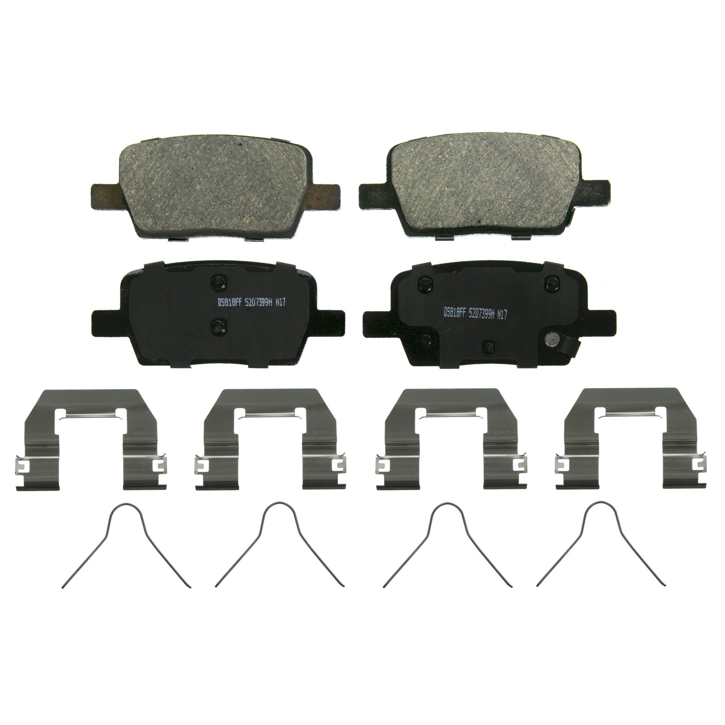 QuickStop Rear Disc Brake Pad Set Ceramic