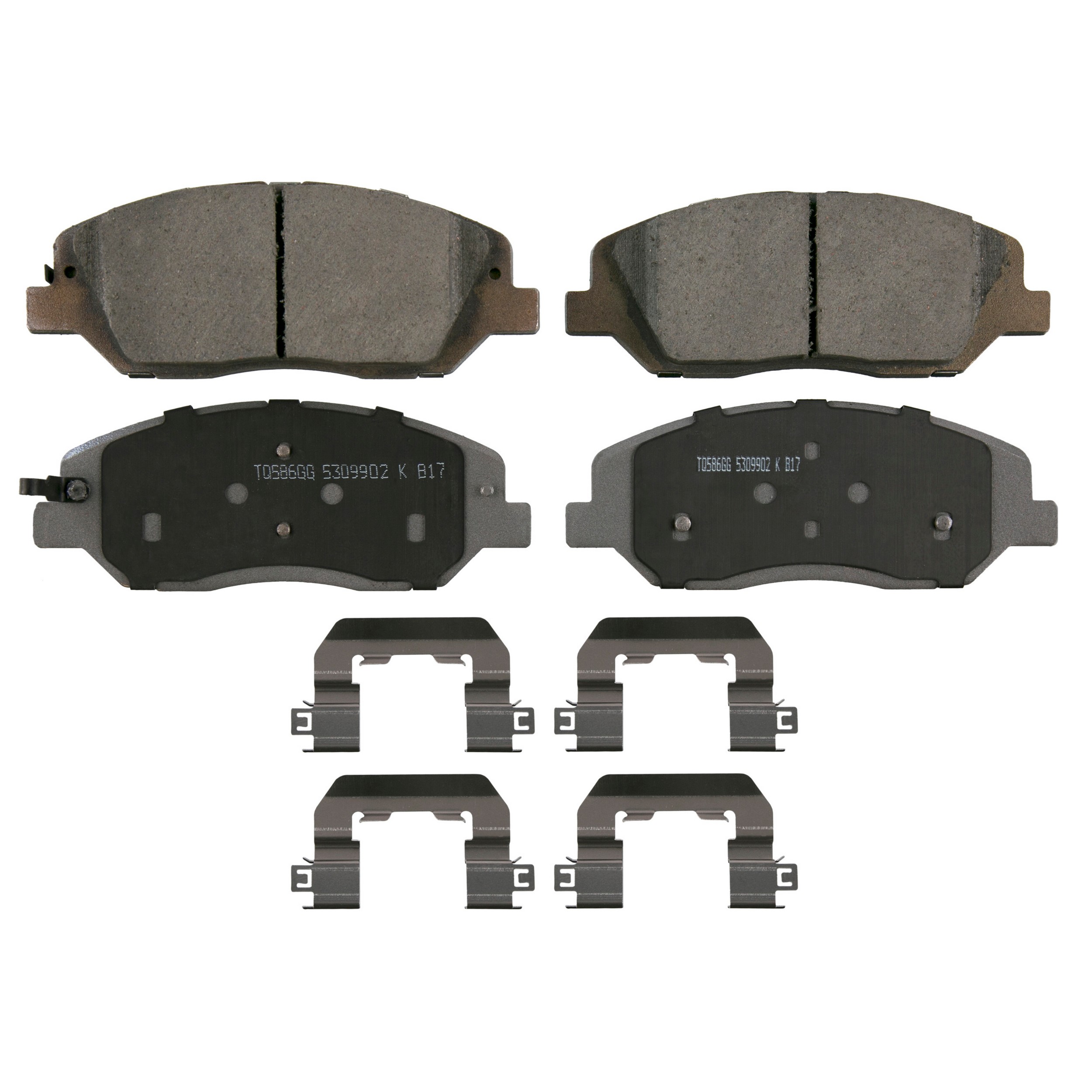 QuickStop Front Disc Brake Pad Set Ceramic