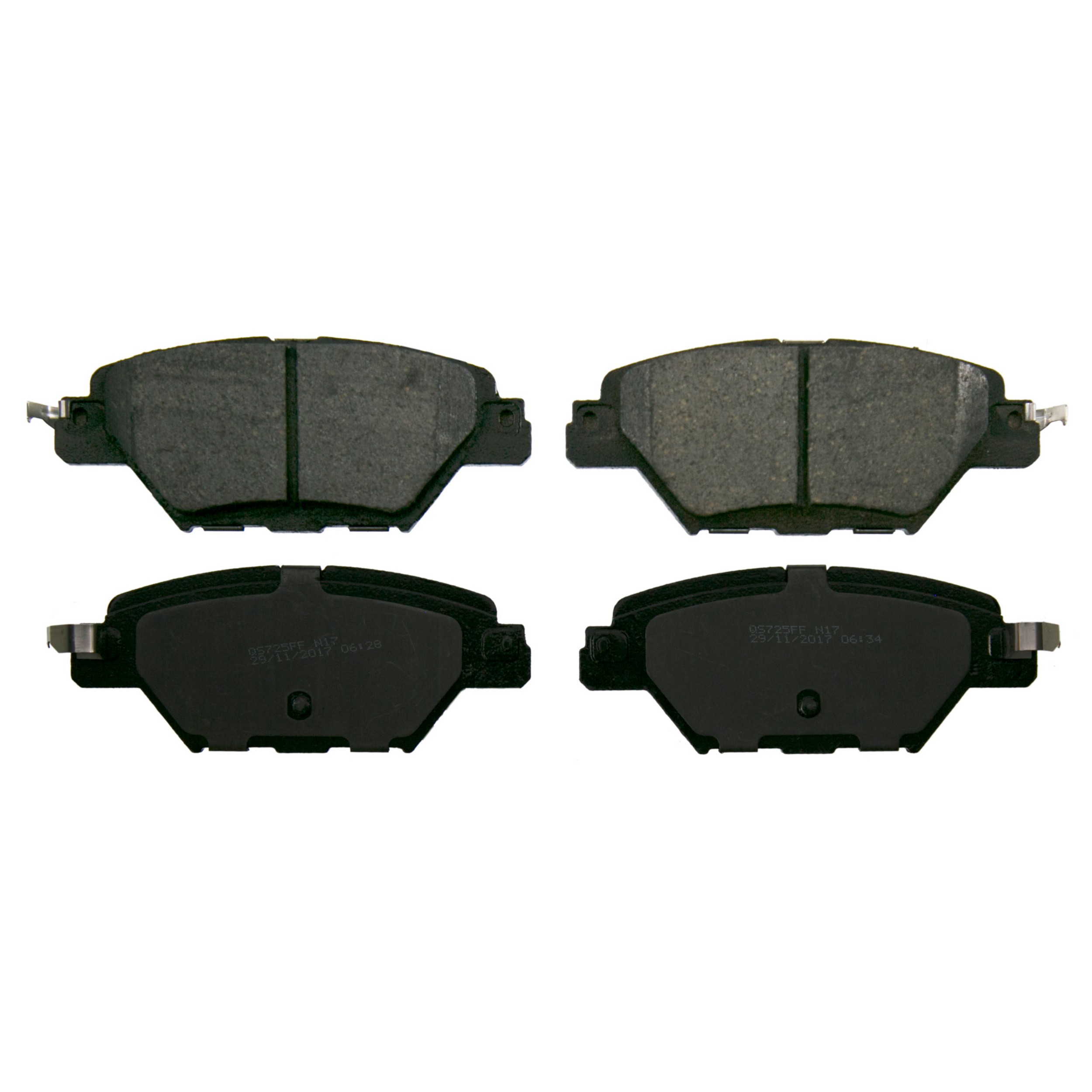 QuickStop Rear Disc Brake Pad Set Ceramic