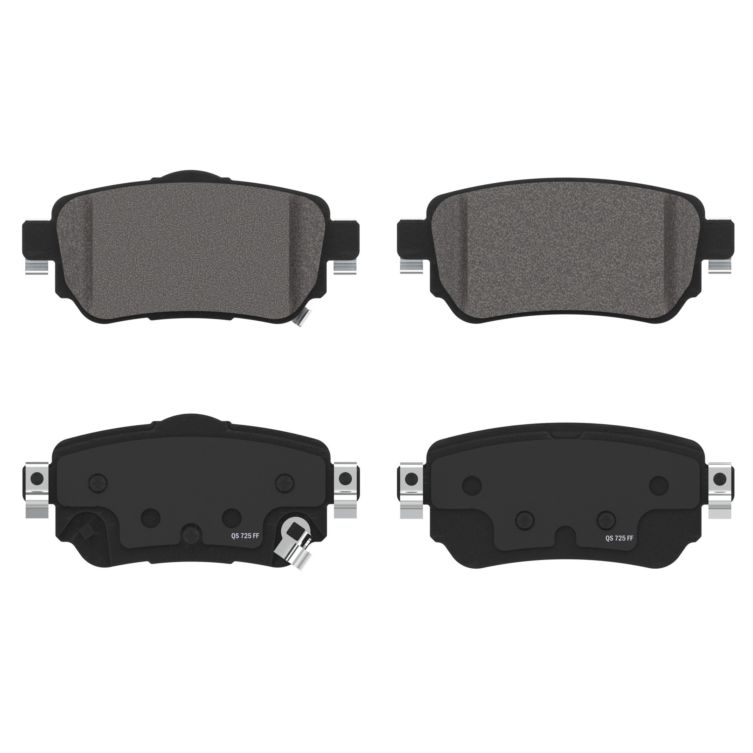 QuickStop Rear Disc Brake Pad Set Ceramic