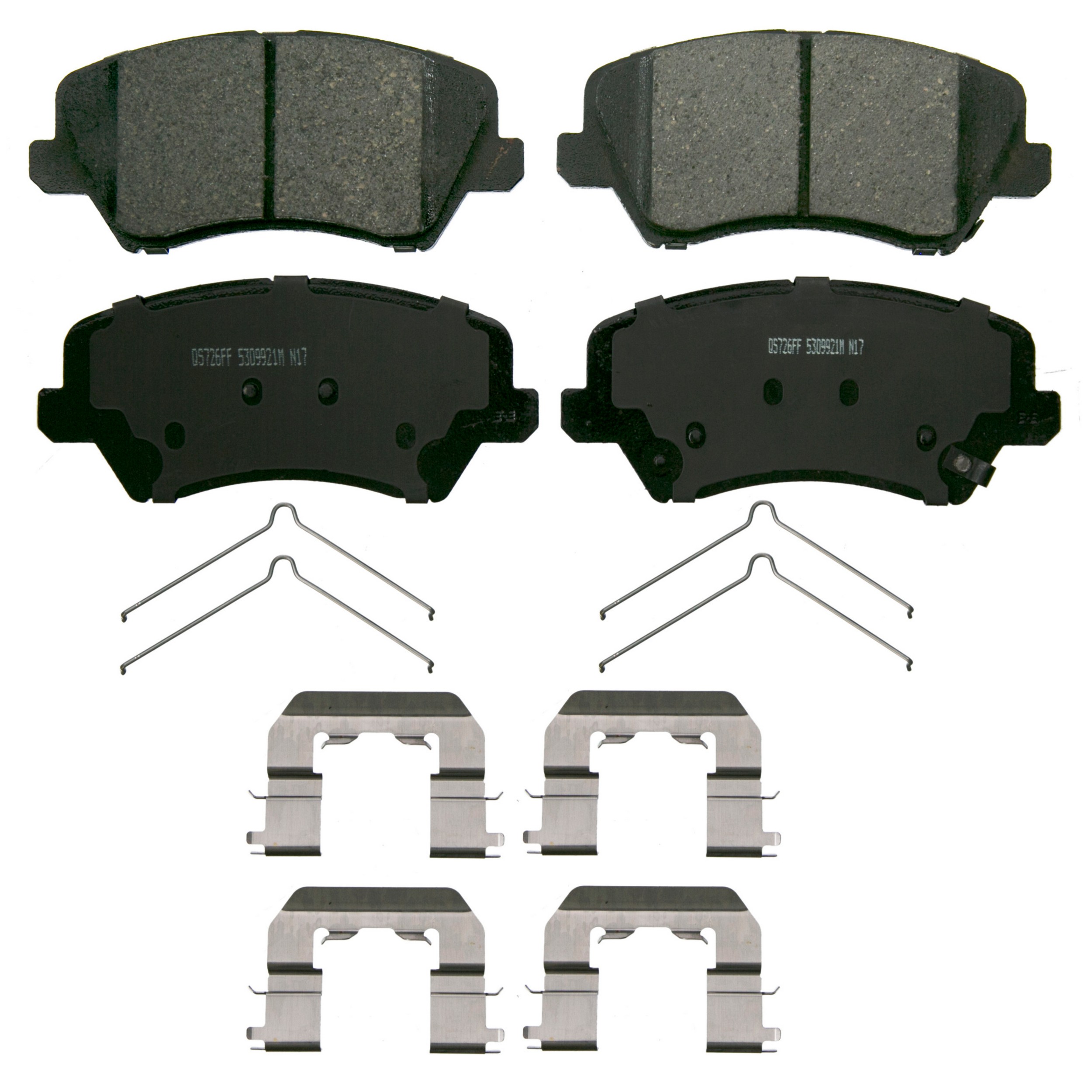 QuickStop Front Disc Brake Pad Set Ceramic